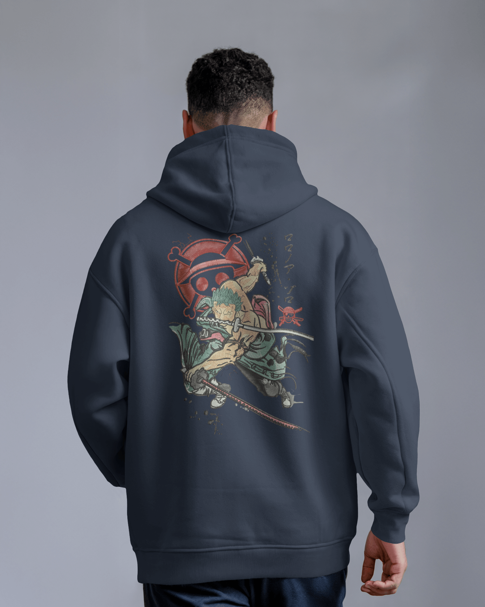 Hoodie 600 GSM Roronoa Zoro - TM SignatureHoodie 600 GSM Roronoa ZoroZip - Up HoodiesTM SignatureNavyXSCotton