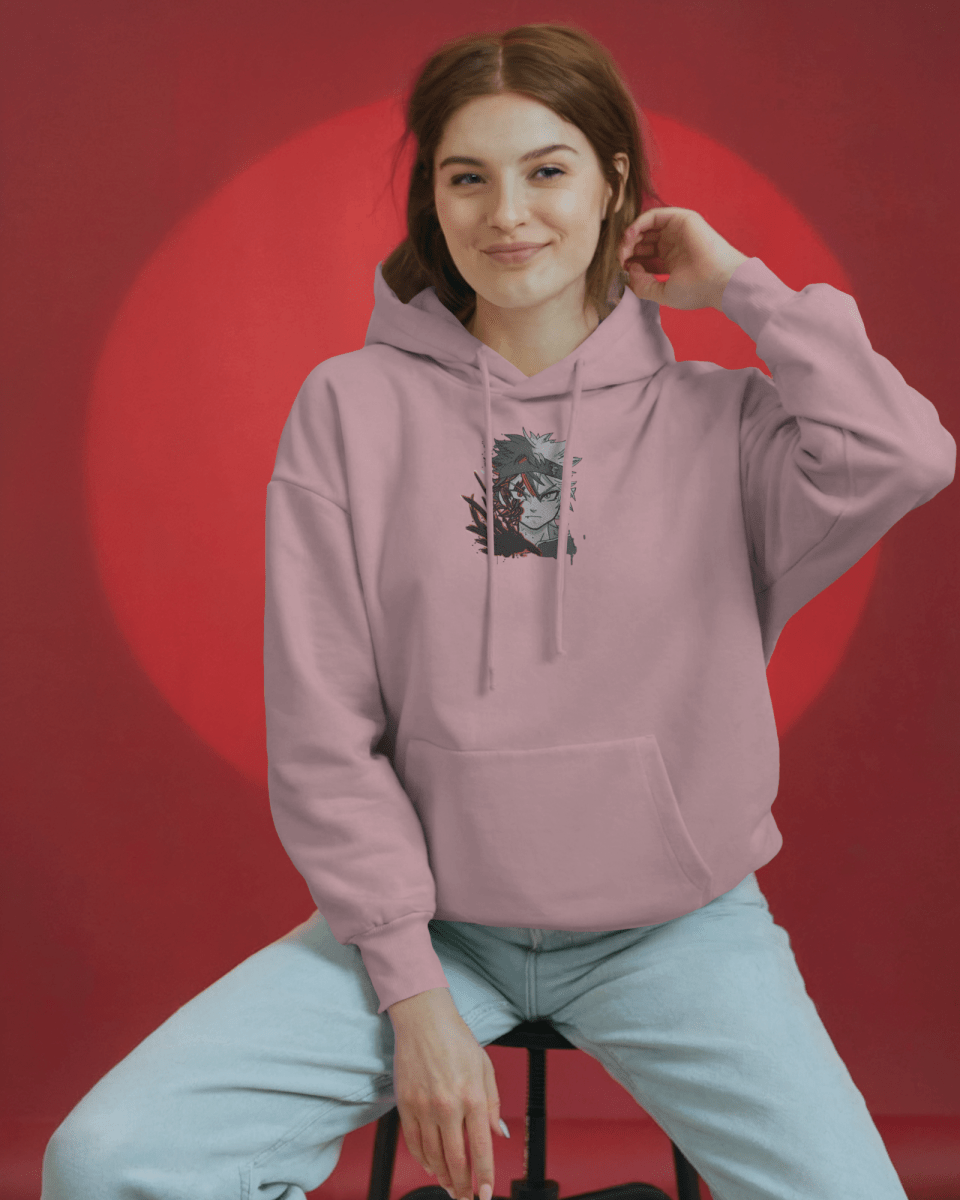 Hoodie Asta from Black Clover Embroidered Design - TM SignatureHoodie Asta from Black Clover Embroidered DesignHoodieTM SignaturePinkXSCotton