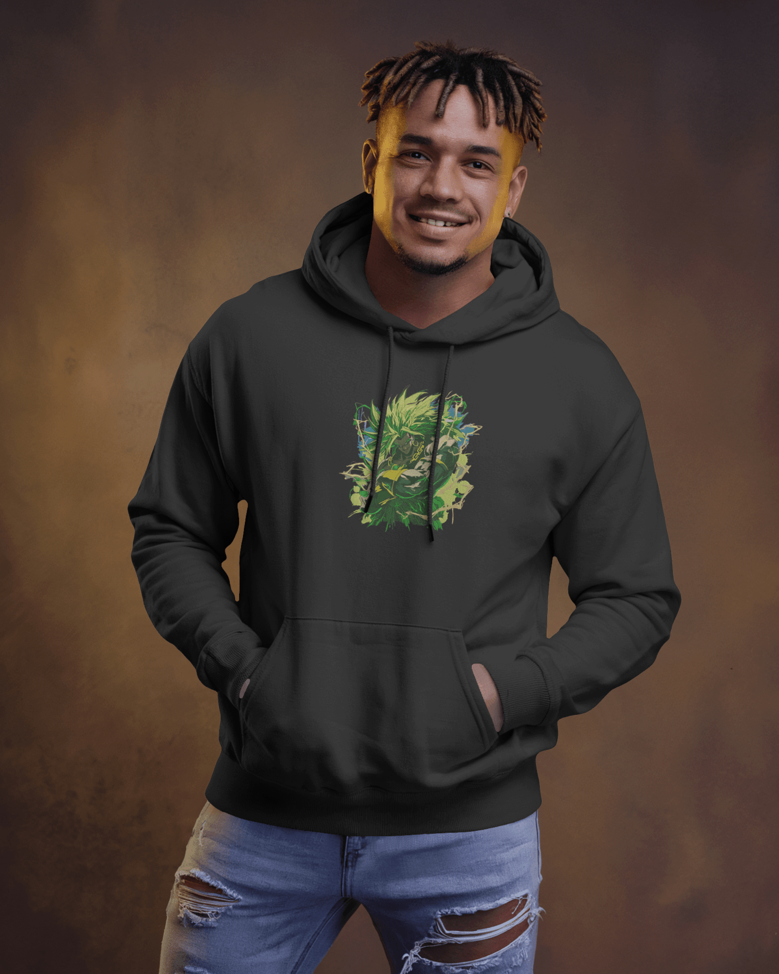 Hoodie Broly Legendary Super Saiyan Premium Embroidered Design - TM SignatureHoodie Broly Legendary Super Saiyan Premium Embroidered DesignHoodieTM SignatureBlackXSCotton