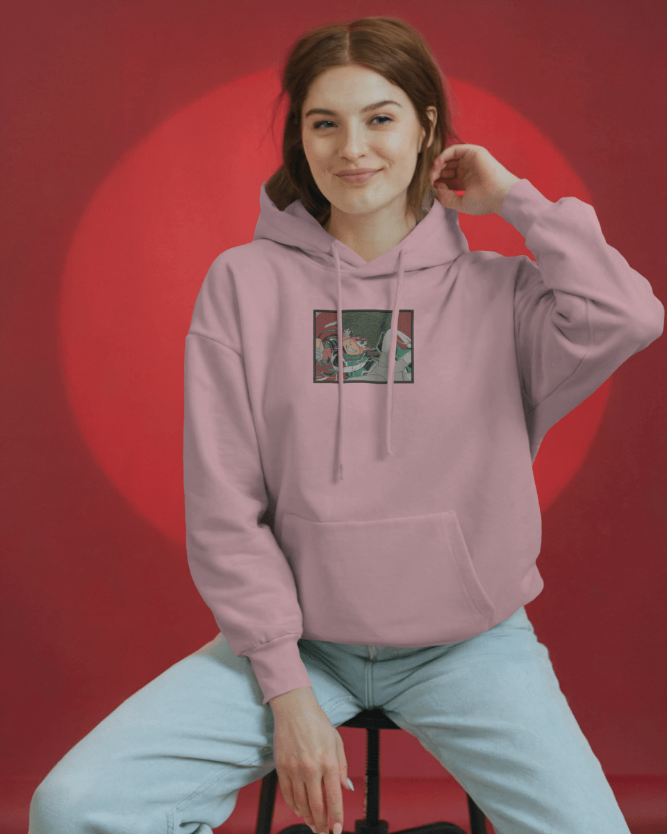 Hoodie "Deku" Midoriya - My Hero Academia Embroidered Design - TM SignatureHoodie "Deku" Midoriya - My Hero Academia Embroidered DesignHoodieTM SignaturePinkXSCotton
