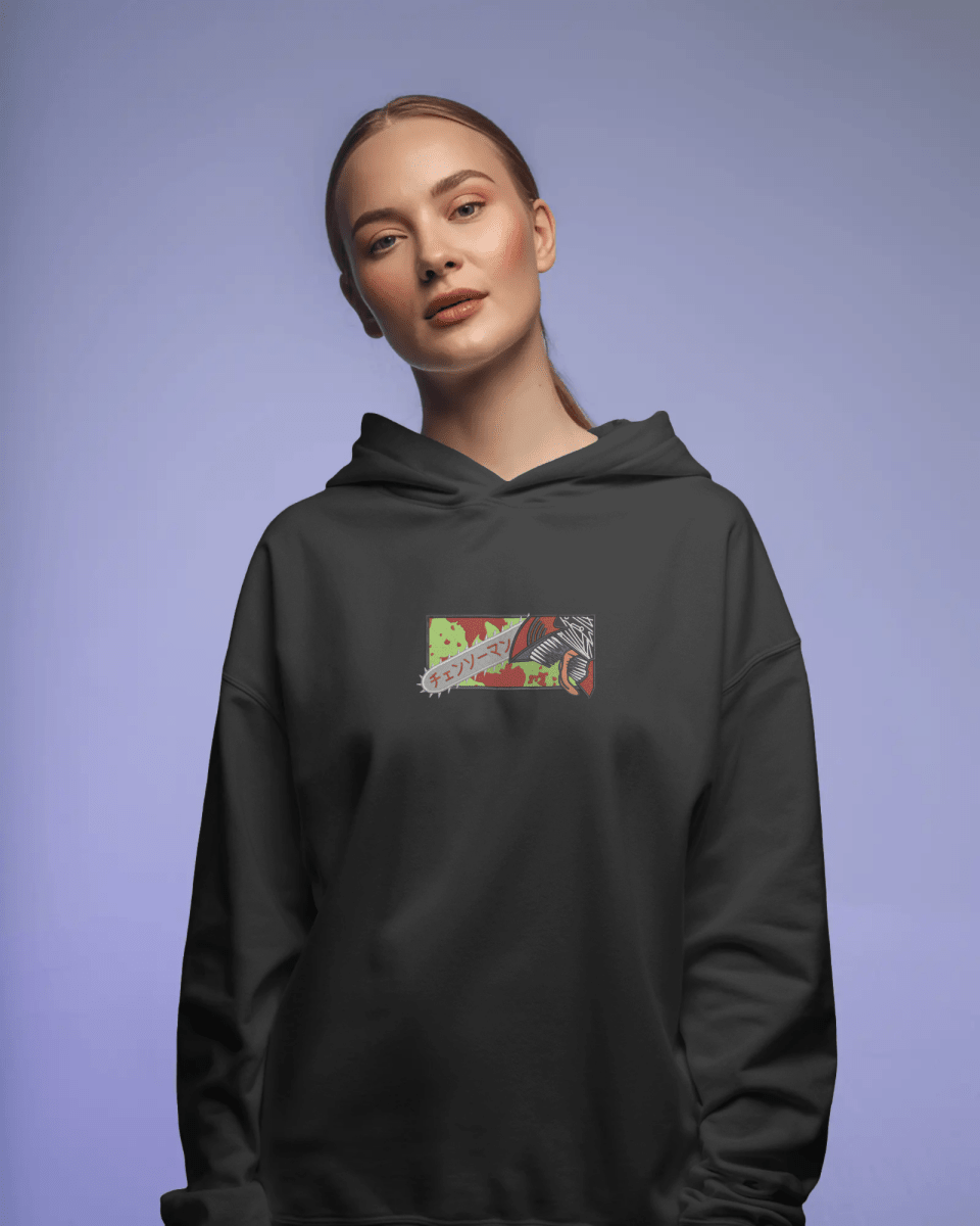 Hoodie Denji - Chainsaw Man Embroidered Design - TM SignatureHoodie Denji - Chainsaw Man Embroidered DesignHoodieTM SignatureBlackXSCotton