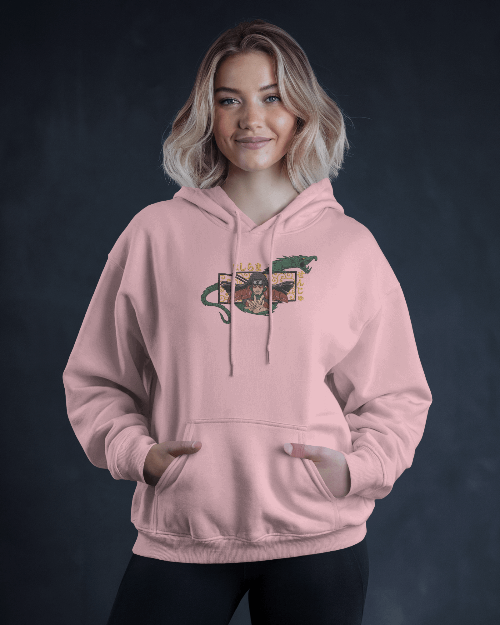 Hoodie Edo Hashirama (Sage Mode) Embroidered Design - TM SignatureHoodie Edo Hashirama (Sage Mode) Embroidered DesignHoodieTM SignaturePinkXSCotton