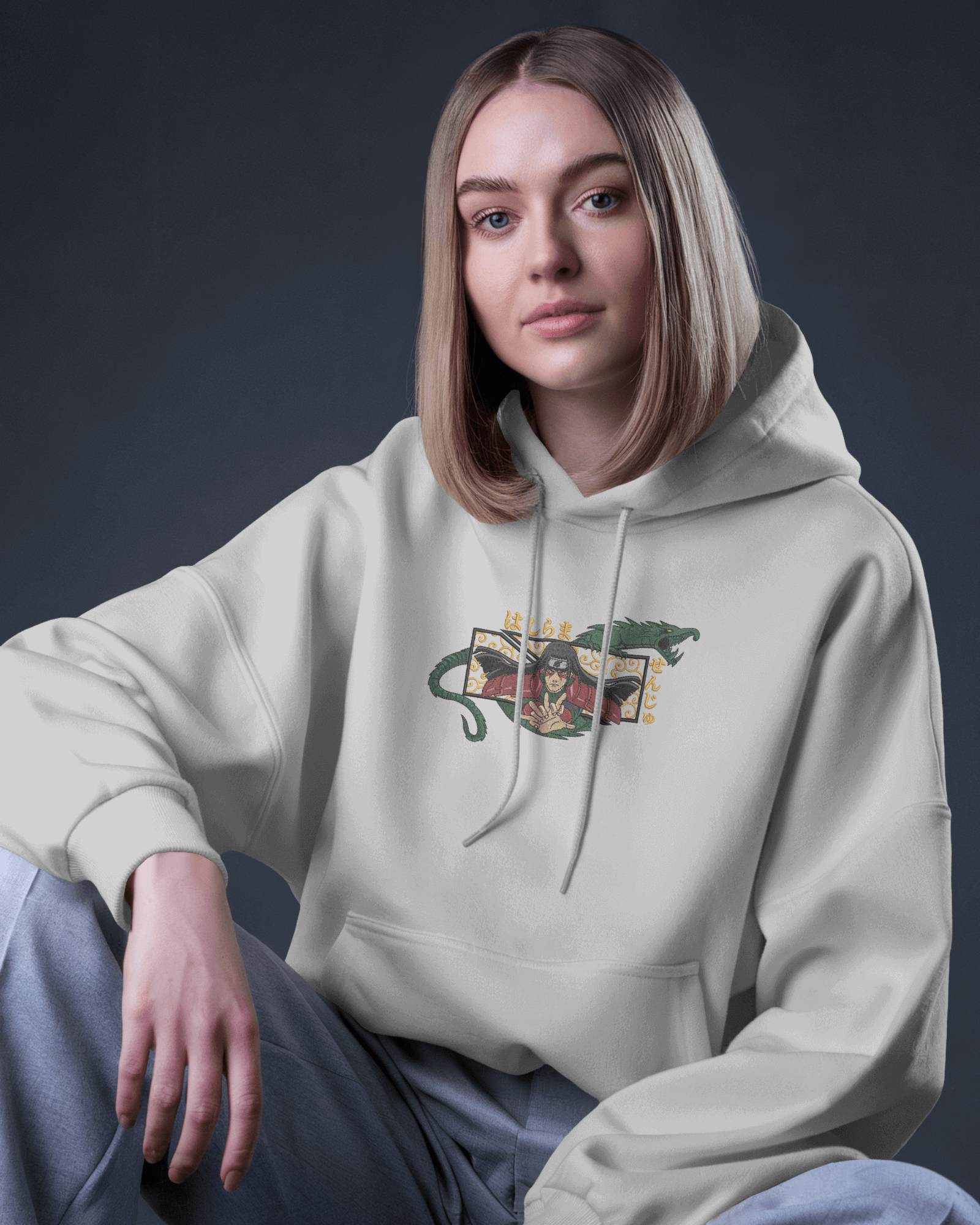 Hoodie Edo Hashirama (Sage Mode) Embroidered Design - TM SignatureHoodie Edo Hashirama (Sage Mode) Embroidered DesignHoodieTM SignatureSilverXSCotton