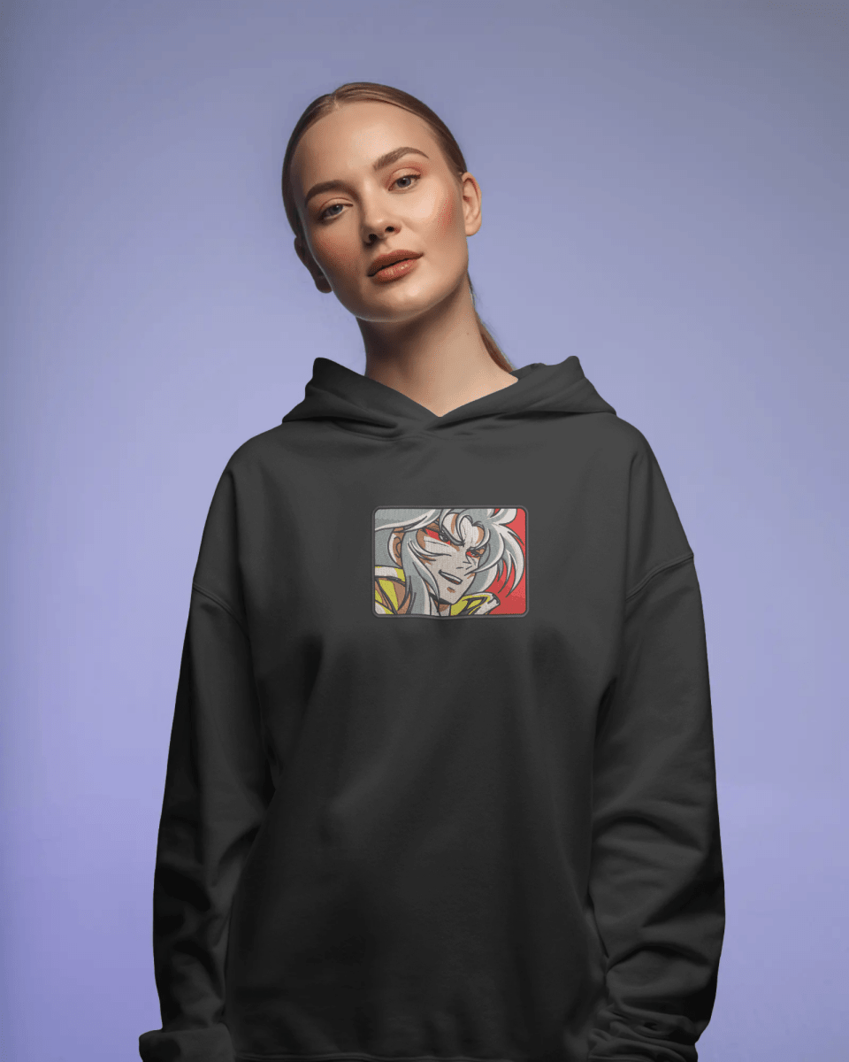 Hoodie Gemini Saga Evil Embroidered Design - TM SignatureHoodie Gemini Saga Evil Embroidered DesignHoodieTM SignatureBlackXSCotton