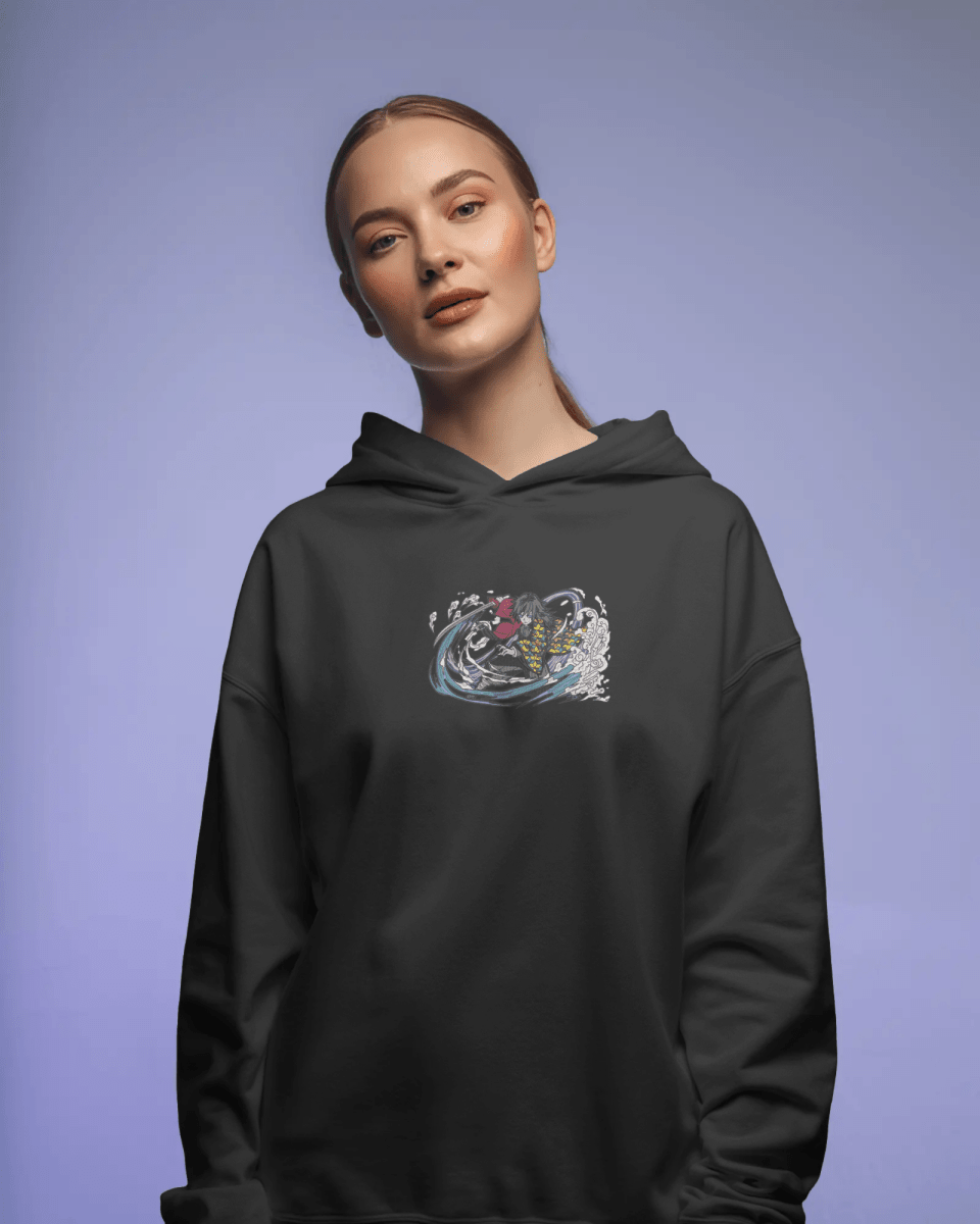 Hoodie Giyu Tomioka (Demon Slayer) Embroidered Design - TM SignatureHoodie Giyu Tomioka (Demon Slayer) Embroidered DesignHoodieTM SignatureBlackXSCotton