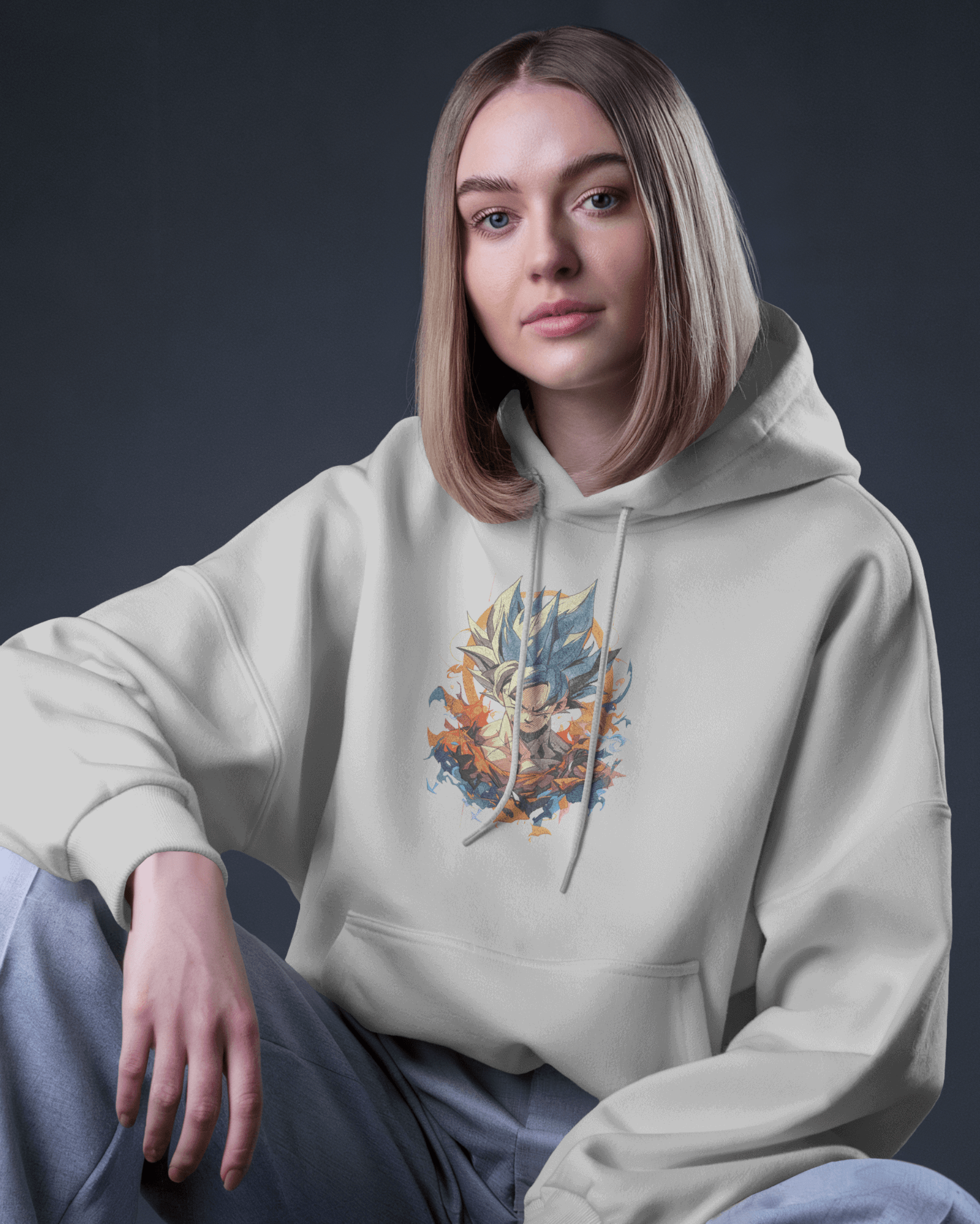 Hoodie Goku Ultra Premium Embroidered Design - TM SignatureHoodie Goku Ultra Premium Embroidered DesignHoodieTM SignatureSilverXSCotton