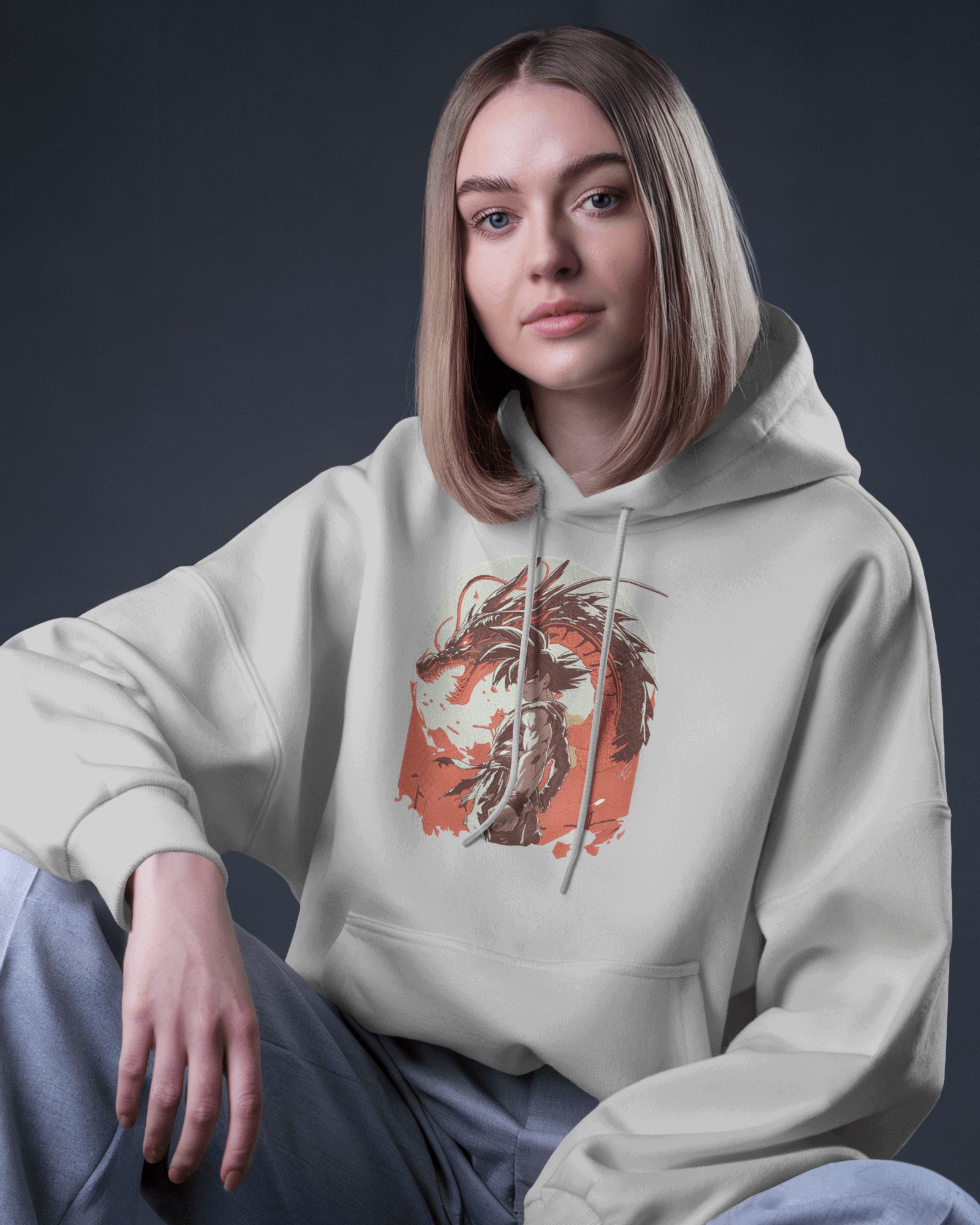 Hoodie Goku x Shenlong Premium Embroidered Design - TM SignatureHoodie Goku x Shenlong Premium Embroidered DesignHoodieTM SignatureSilverXSCotton