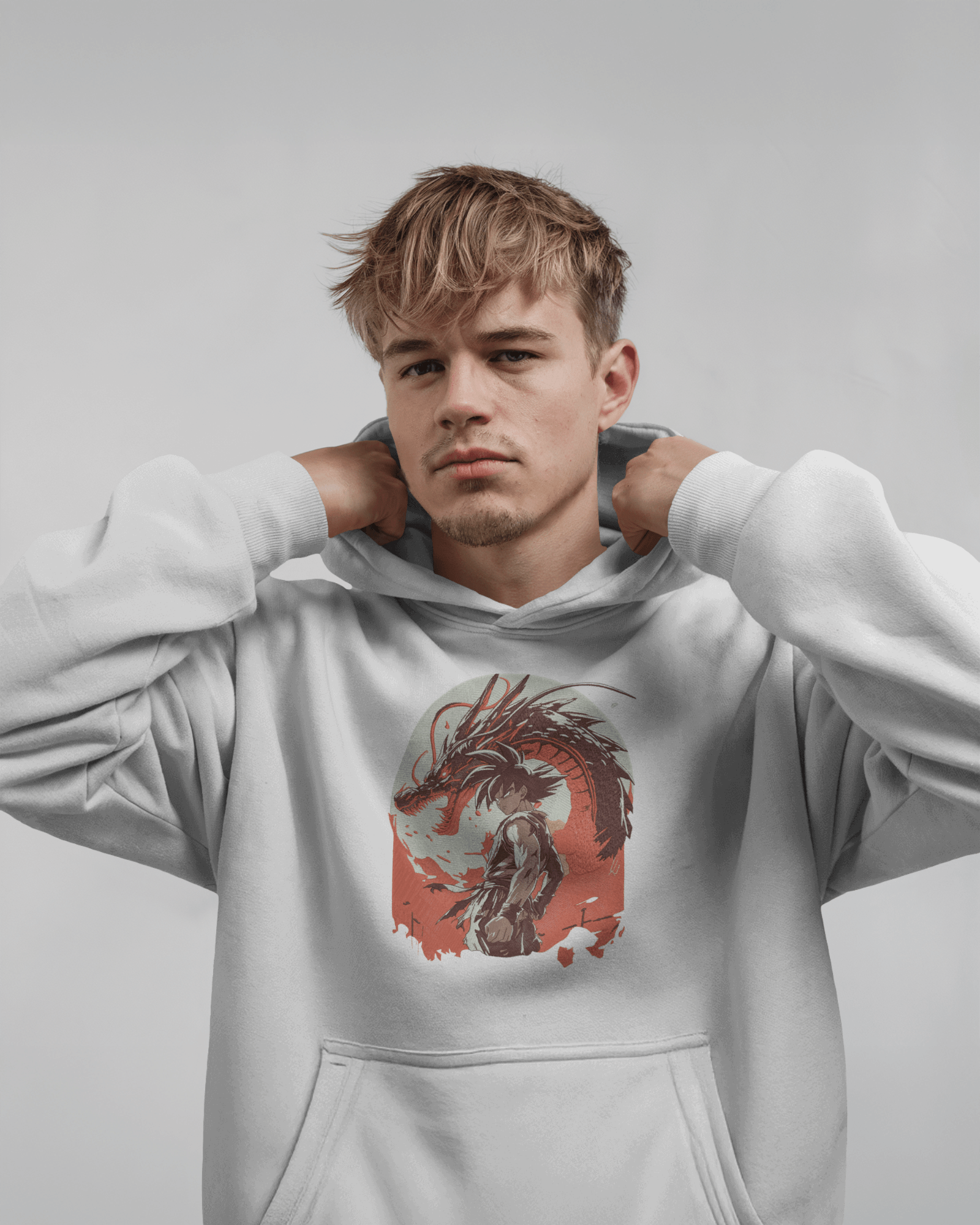 Hoodie Goku x Shenlong Premium Embroidered Design - TM SignatureHoodie Goku x Shenlong Premium Embroidered DesignHoodieTM SignatureWhiteXSCotton