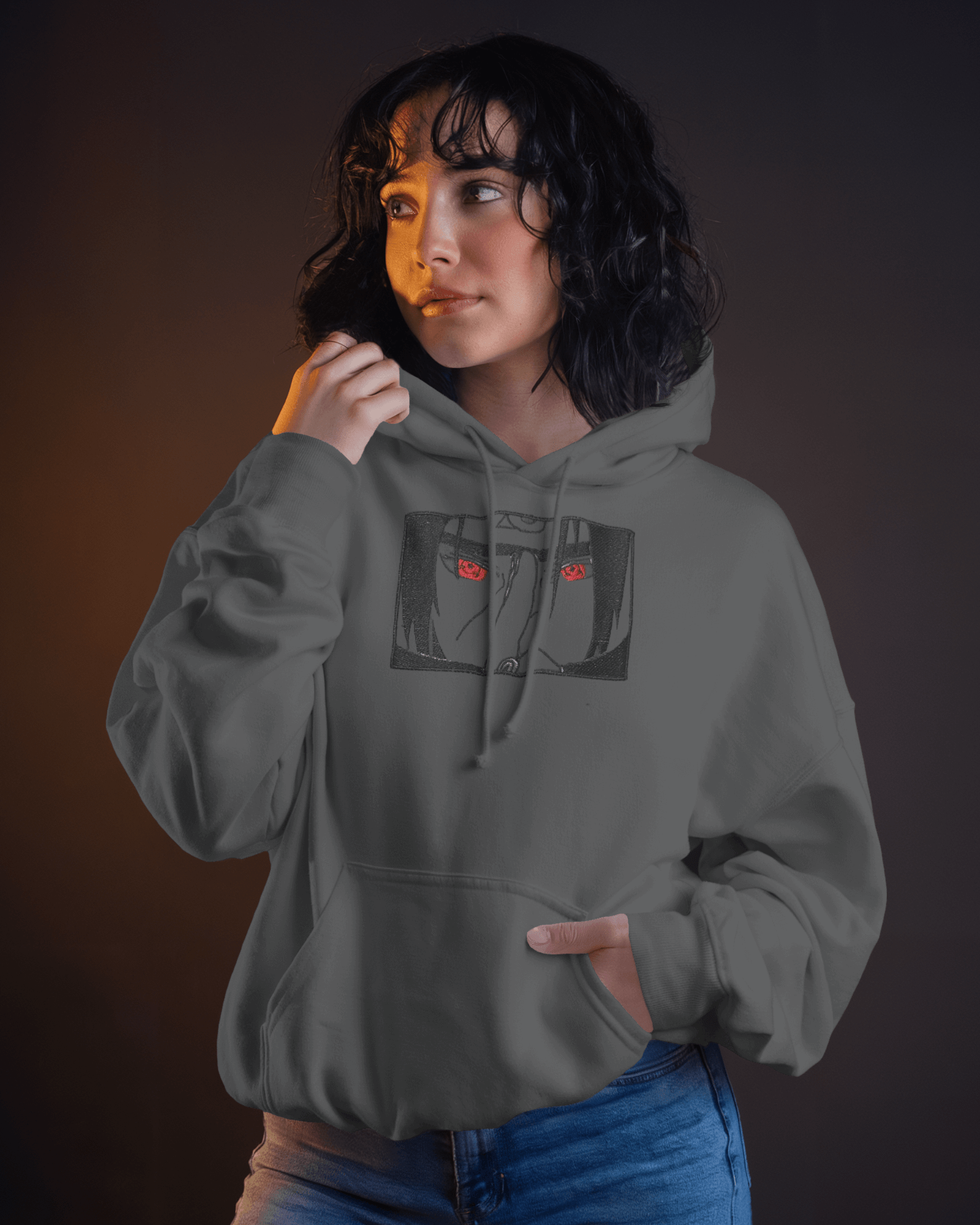 Hoodie Itachi Uchiha Eyes 3 Embroidered Design - TM SignatureHoodie Itachi Uchiha Eyes 3 Embroidered DesignHoodieTM SignatureGrayXSCotton