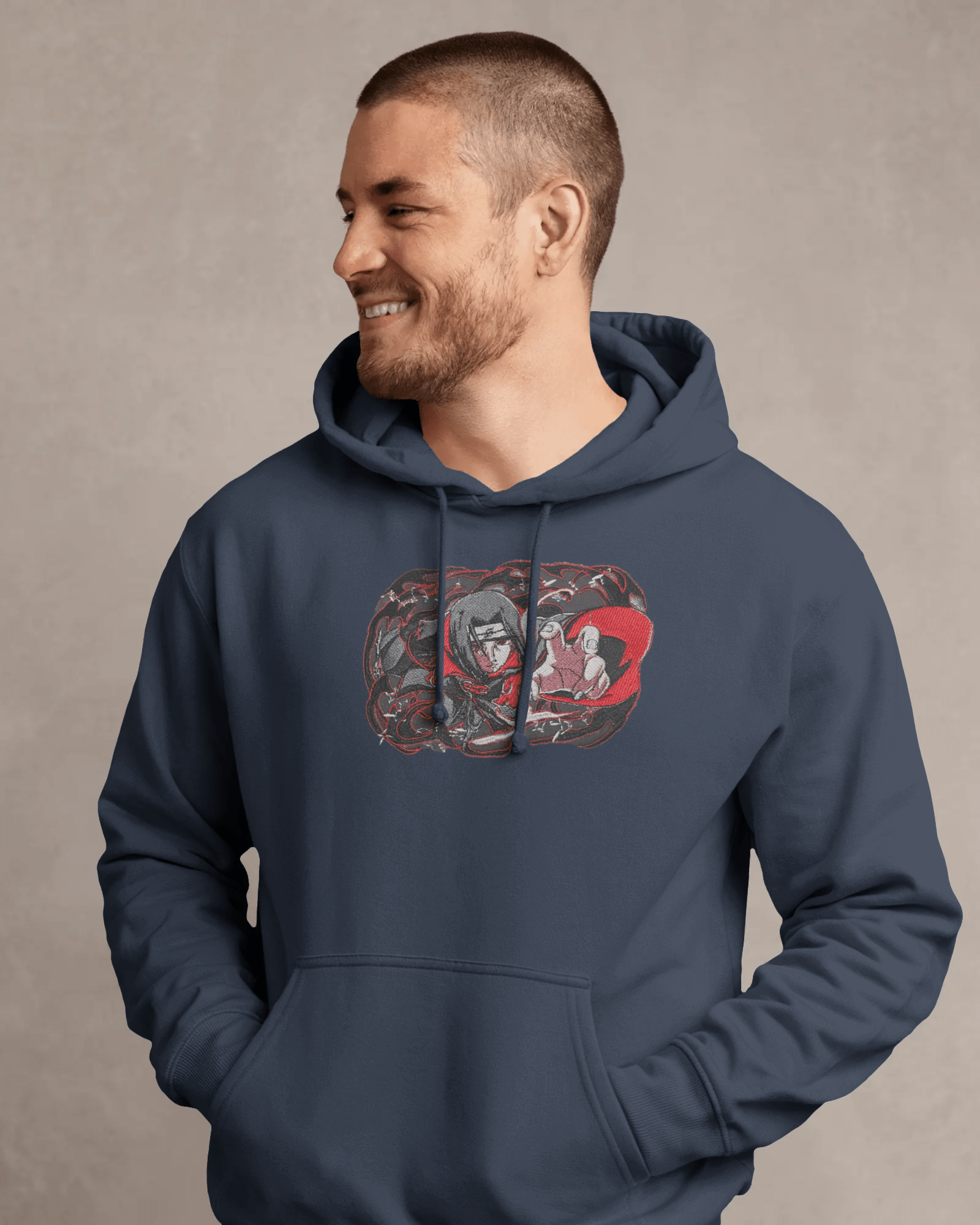 Hoodie Itachi Uchiha (Naruto) Premium Embroidered Design - TM SignatureHoodie Itachi Uchiha (Naruto) Premium Embroidered DesignHoodieTM SignatureNavyXSCotton