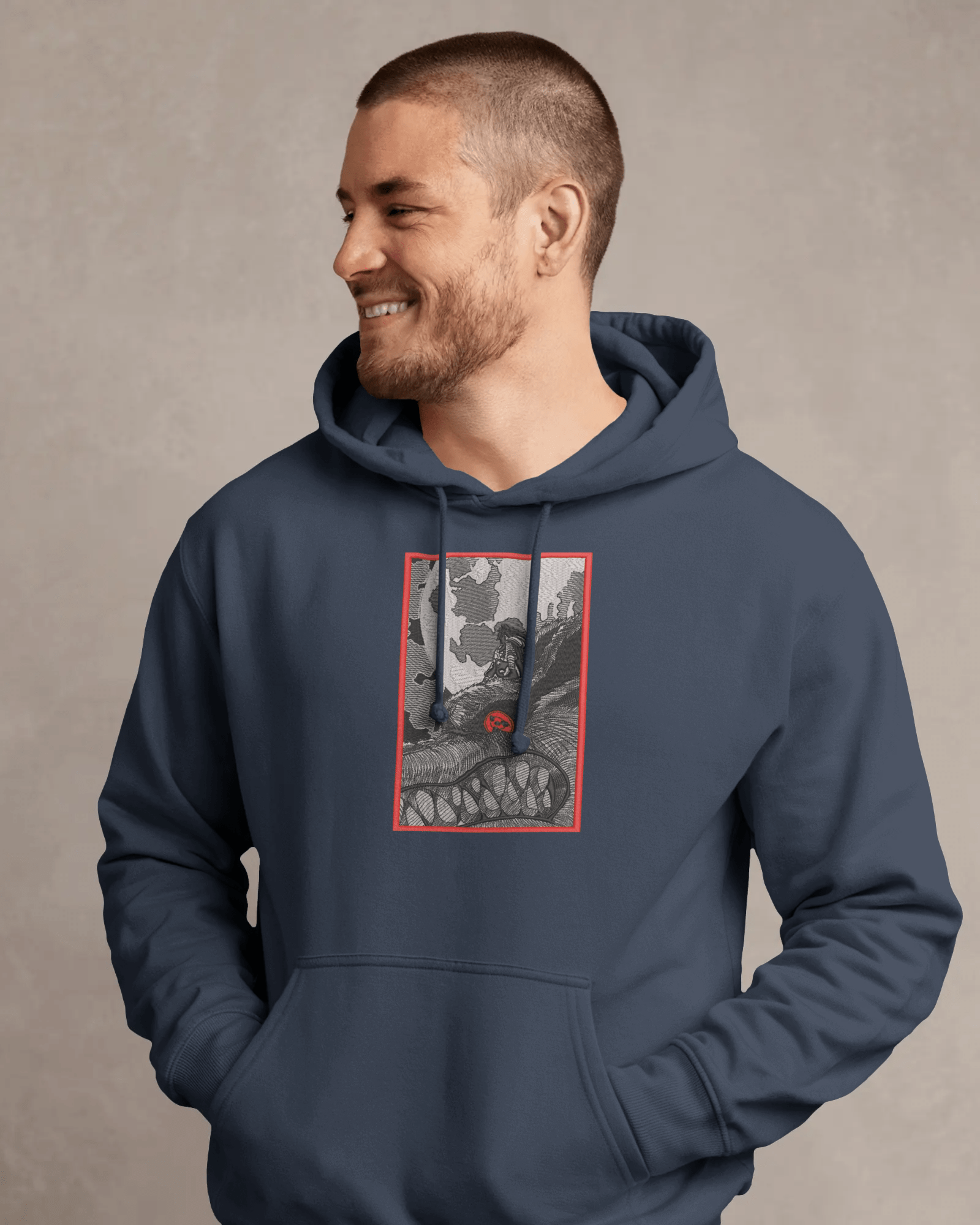 Hoodie Madara Rides 9 Tails Embroidered Design - TM SignatureHoodie Madara Rides 9 Tails Embroidered DesignHoodieTM SignatureNavyXSCotton