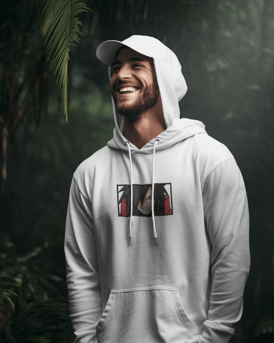 Hoodie Madara Uchiha - Naruto Shippuden Embroidered Design - TM SignatureHoodie Madara Uchiha - Naruto Shippuden Embroidered DesignHoodieTM SignatureWhiteXSCotton