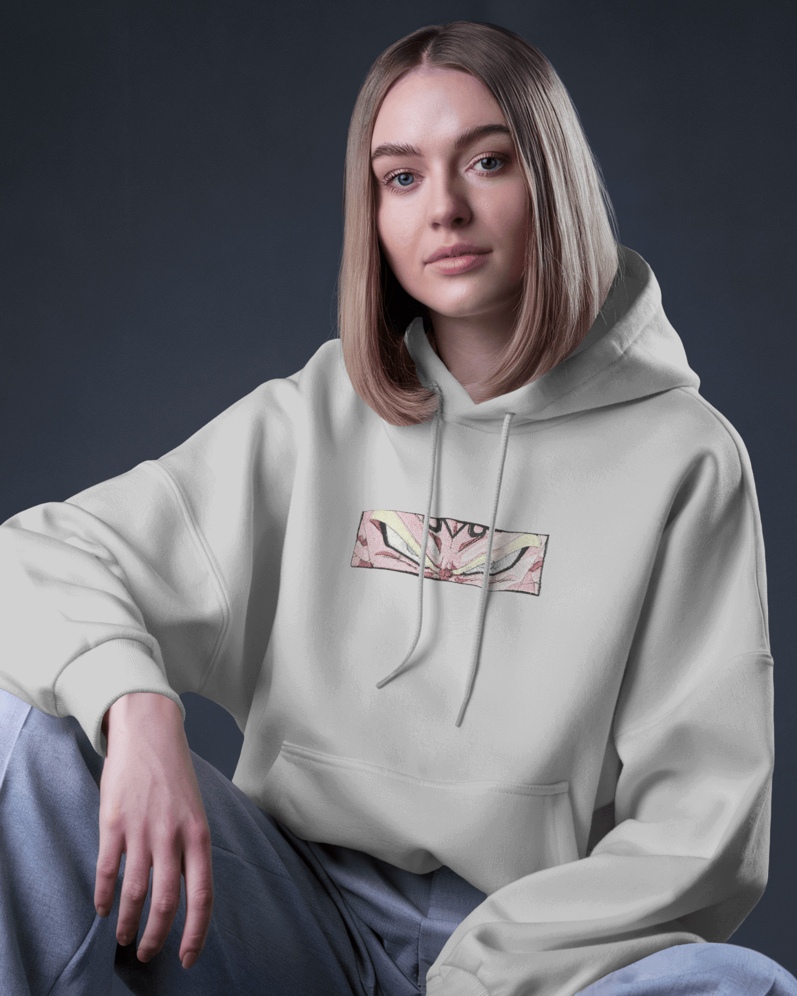 Hoodie Majin Vegeta 2 Embroidered Design - TM SignatureHoodie Majin Vegeta 2 Embroidered DesignHoodieTM SignatureSilverXSCotton