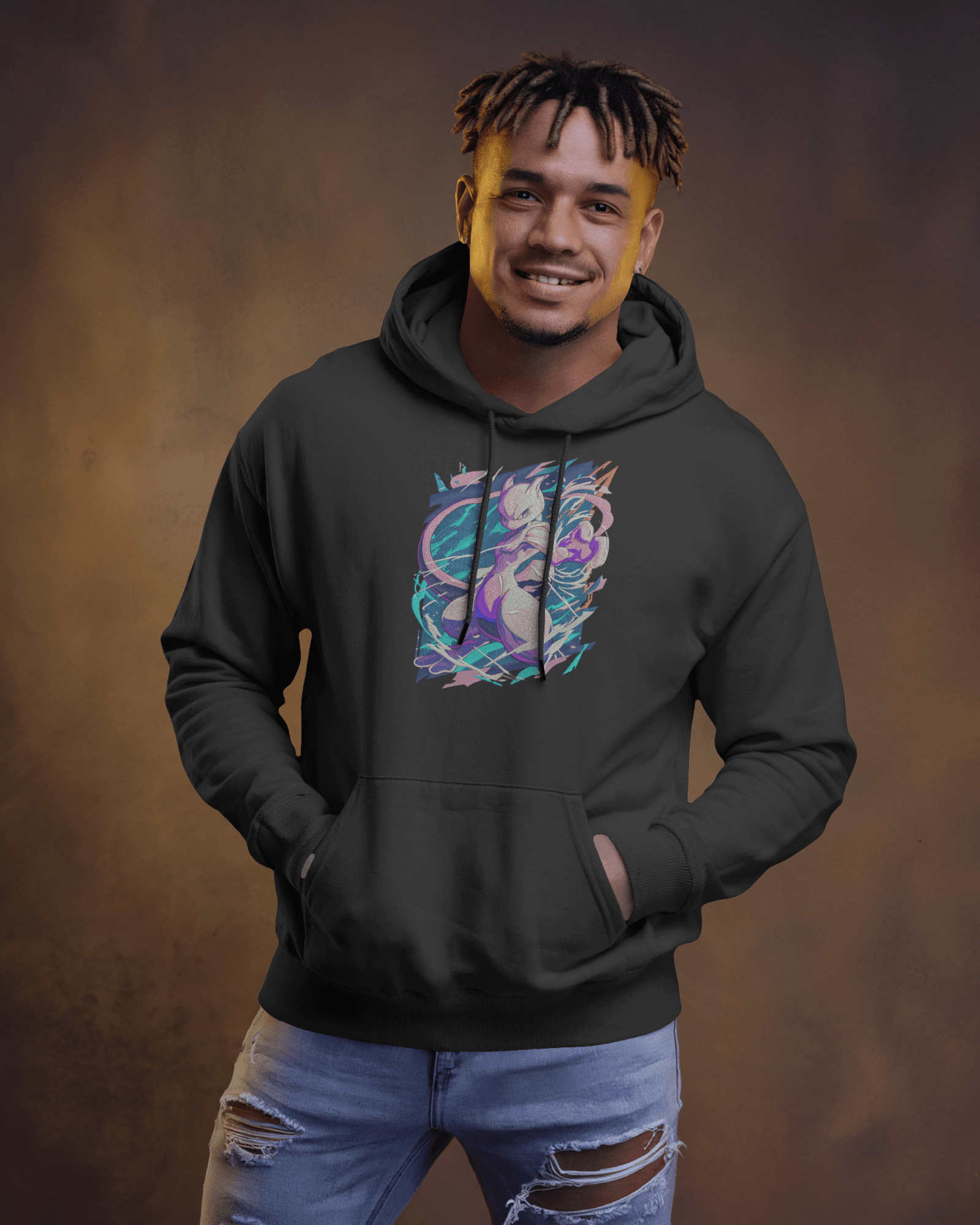 Hoodie Mewtwo Premium Embroidered Design - TM SignatureHoodie Mewtwo Premium Embroidered DesignHoodieTM SignatureBlackXSCotton