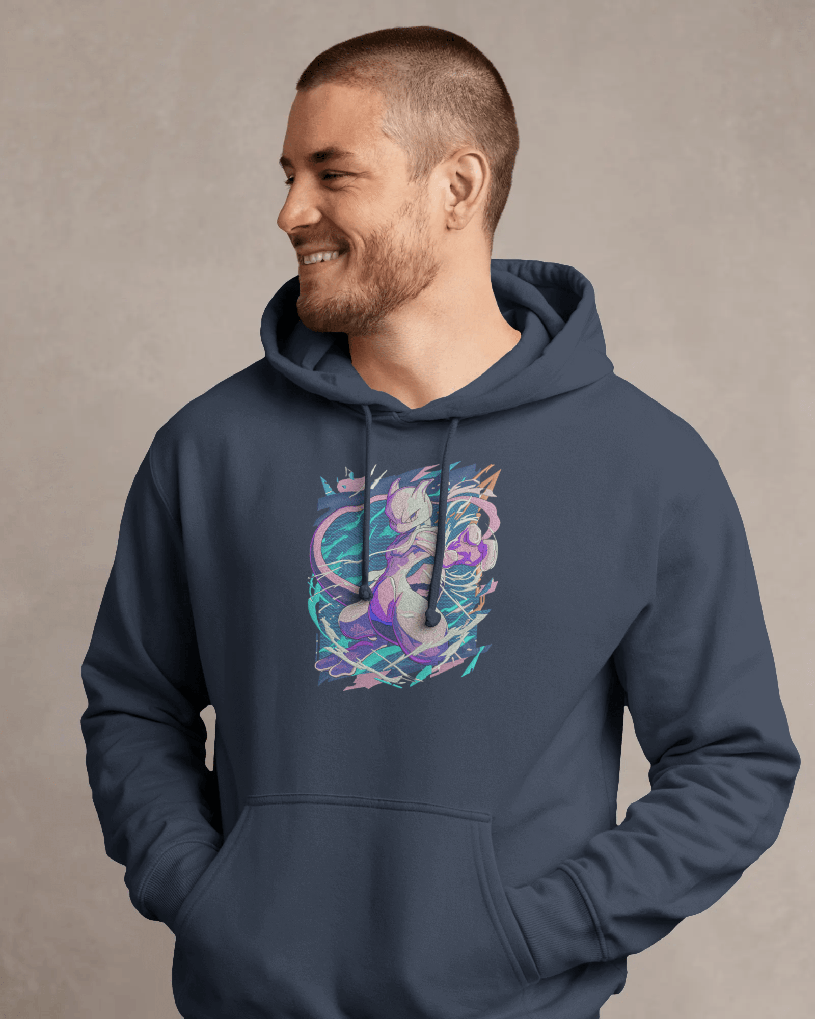 Hoodie Mewtwo Premium Embroidered Design - TM SignatureHoodie Mewtwo Premium Embroidered DesignHoodieTM SignatureNavyXSCotton