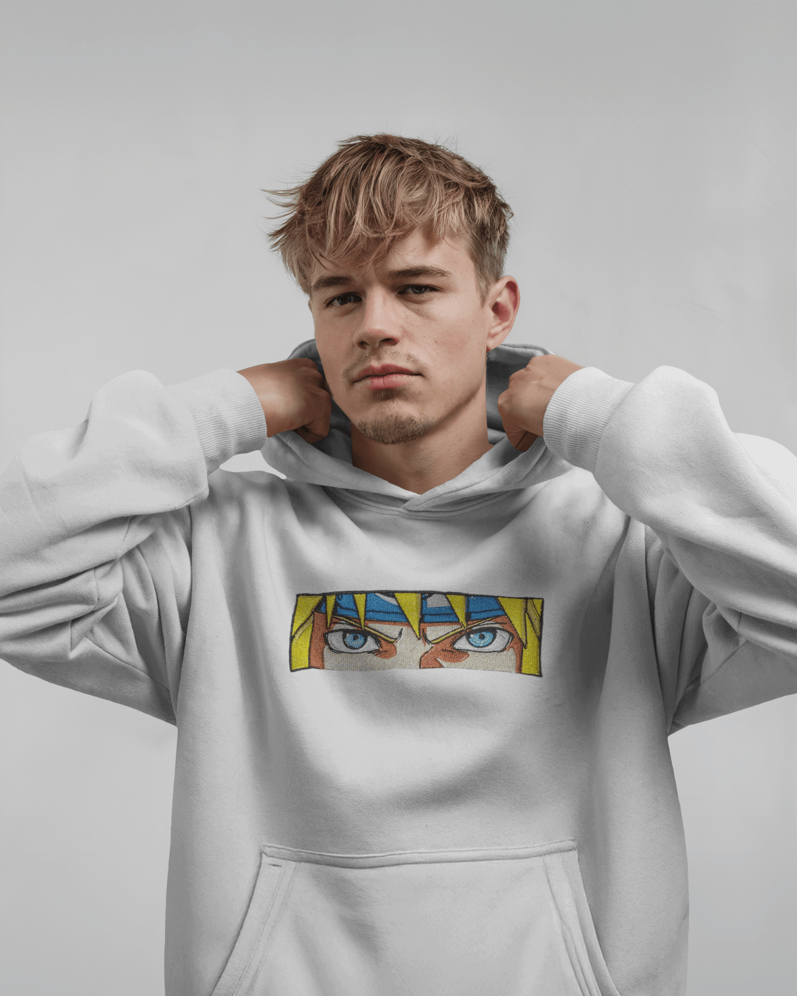 Hoodie Minato Eyes Embroidered Design - TM SignatureHoodie Minato Eyes Embroidered DesignHoodieTM SignatureWhiteXSCotton