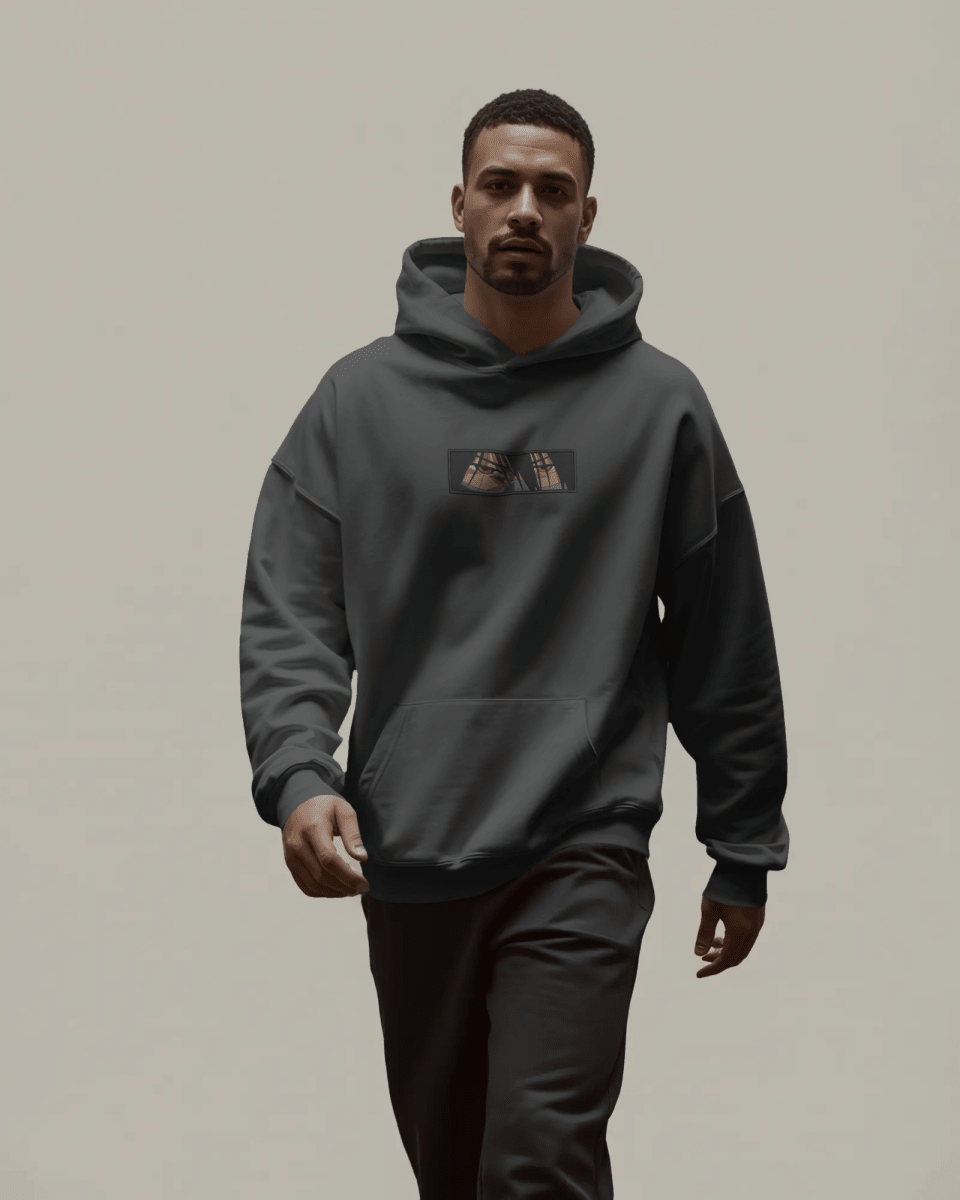 Hoodie Mugetsu - Bleach Embroidered Design - TM SignatureHoodie Mugetsu - Bleach Embroidered DesignHoodieTM SignatureDark GrayXSCotton
