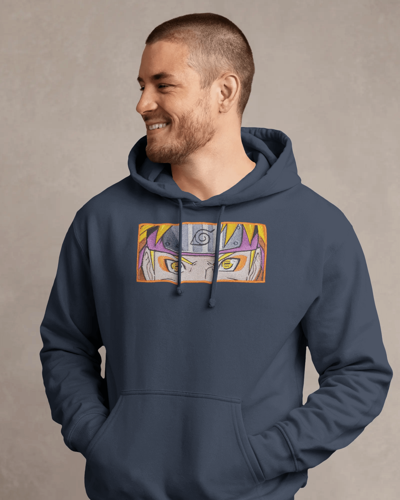Hoodie Naruto Embroidered Design - TM SignatureHoodie Naruto Embroidered DesignHoodieTM SignatureNavyXSCotton