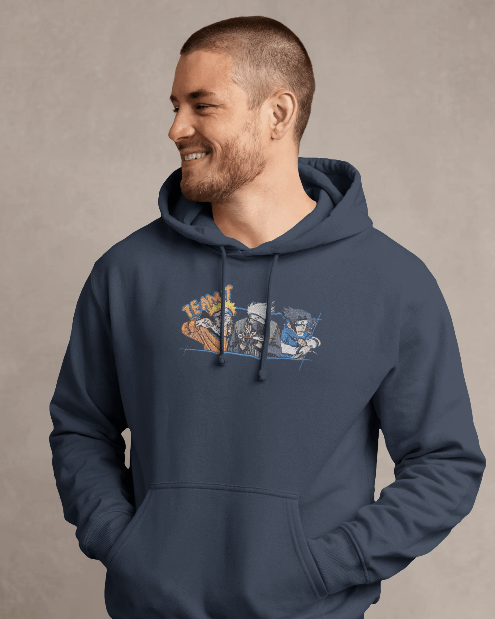 Hoodie Naruto Team 7 Embroidered Design - TM SignatureHoodie Naruto Team 7 Embroidered DesignHoodieTM SignatureNavyXSCotton