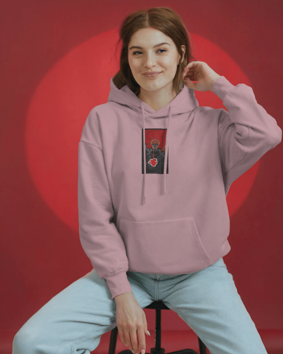 Hoodie Pain - Naruto Shippuden Embroidered Design - TM SignatureHoodie Pain - Naruto Shippuden Embroidered DesignHoodieTM SignaturePinkXSCotton