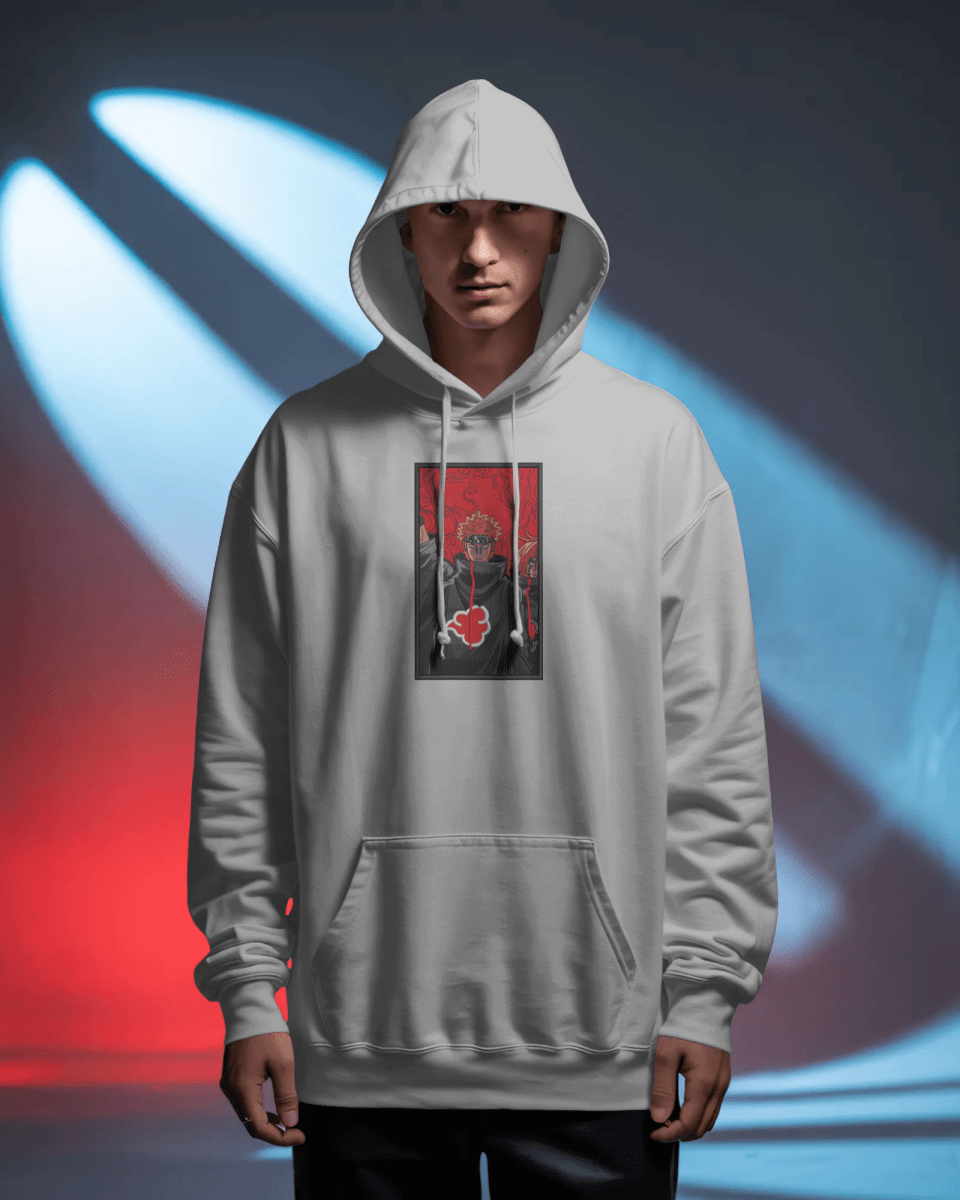 Hoodie Pain - Naruto Shippuden Embroidered Design - TM SignatureHoodie Pain - Naruto Shippuden Embroidered DesignHoodieTM SignatureSilverXSCotton