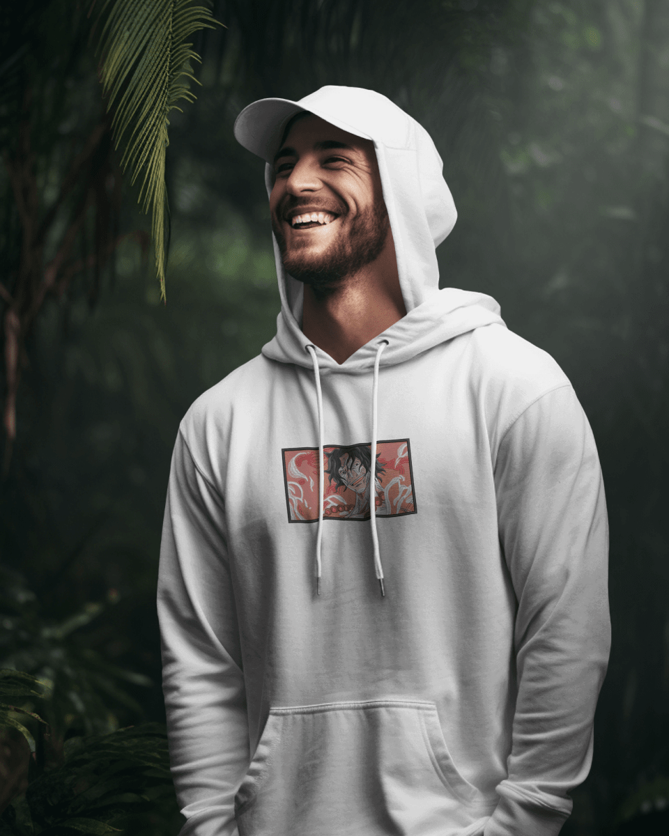 Hoodie Portgas D. Ace 3 - One Piece Embroidered Design - TM SignatureHoodie Portgas D. Ace 3 - One Piece Embroidered DesignHoodieTM SignatureWhiteXSCotton