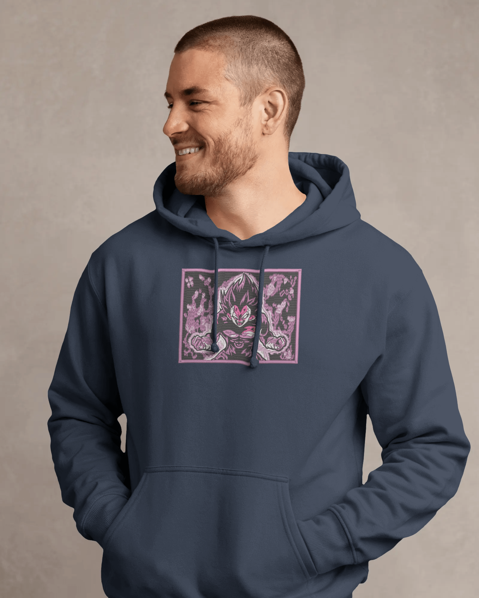 Hoodie Son Vegeta Ultra Ego Embroidered Design - TM SignatureHoodie Son Vegeta Ultra Ego Embroidered DesignHoodieTM SignatureNavyXSCotton