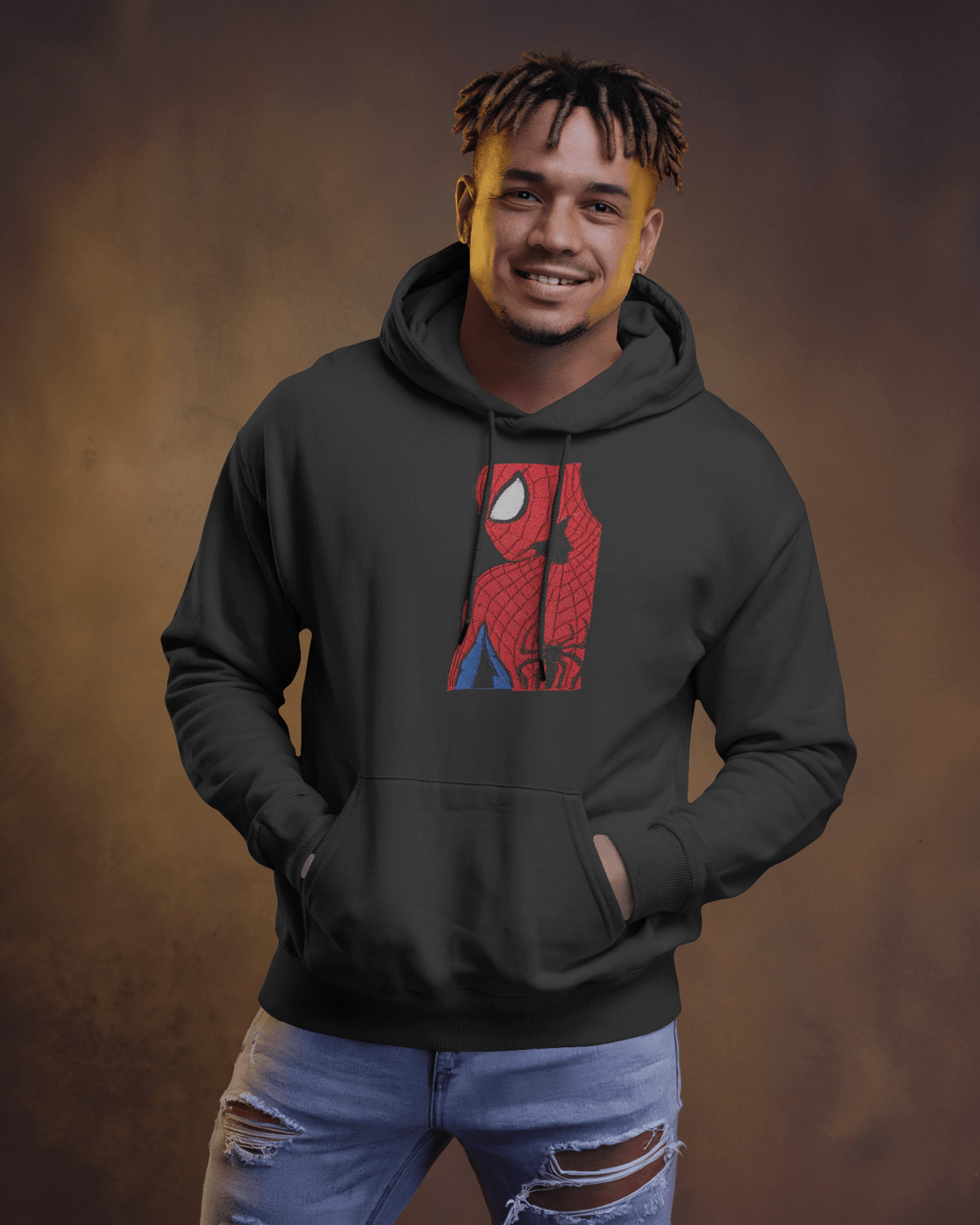 Hoodie Spider - Man (TASM) Embroidered Design - TM SignatureHoodie Spider - Man (TASM) Embroidered DesignHoodieTM SignatureBlackXSCotton