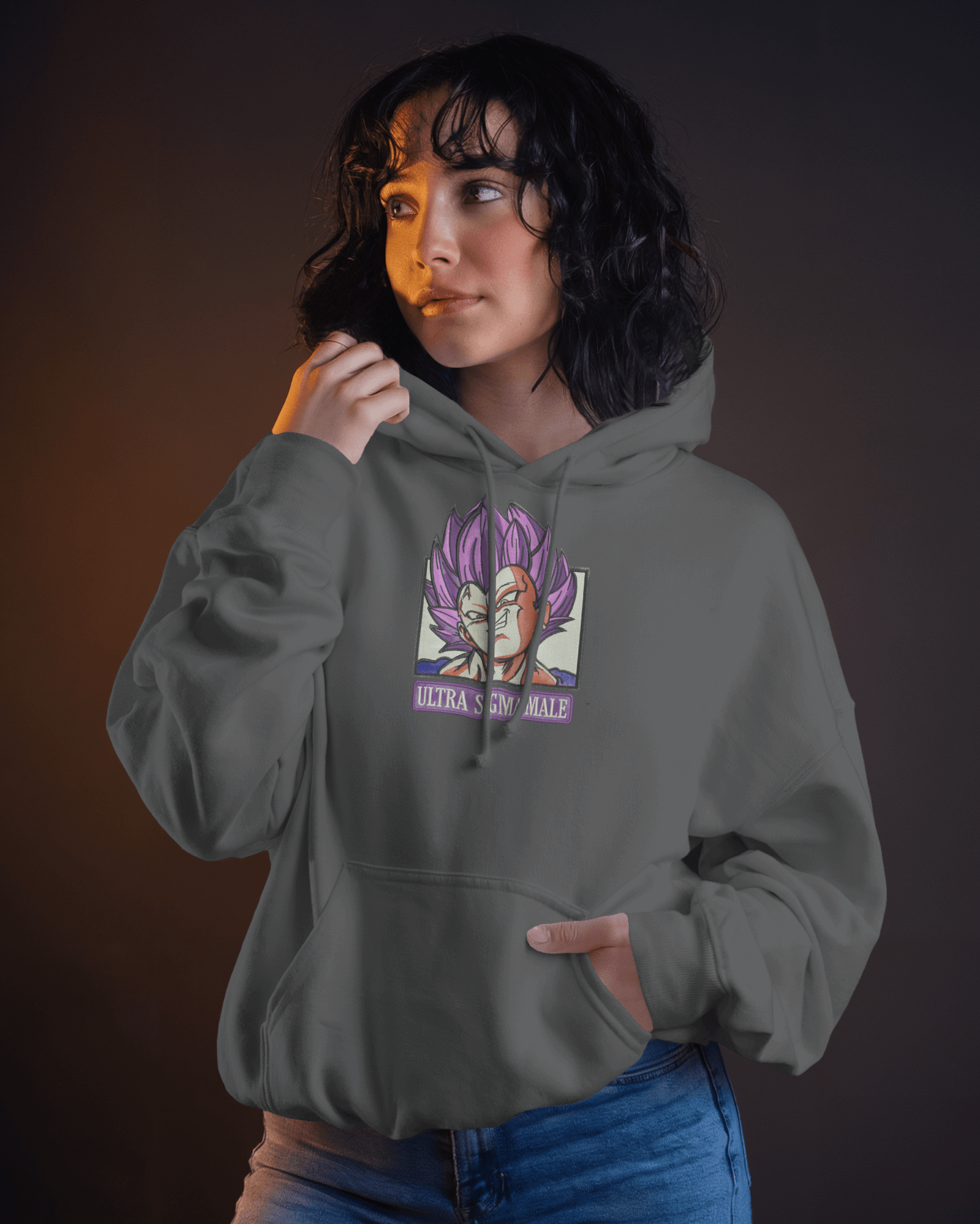 Hoodie Vegeta Ultra Sigma Premium Embroidered Design - TM SignatureHoodie Vegeta Ultra Sigma Premium Embroidered DesignHoodieTM SignatureGrayXSCotton