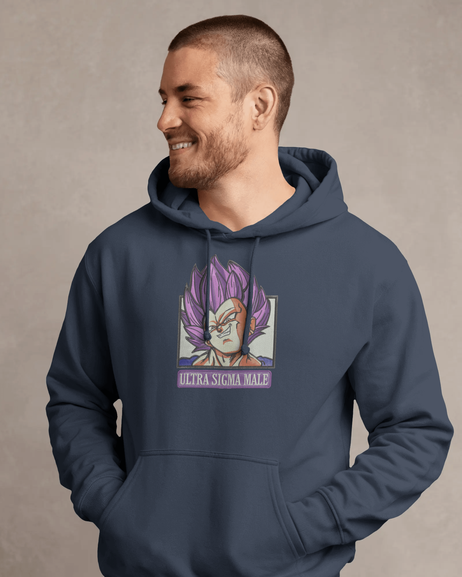 Hoodie Vegeta Ultra Sigma Premium Embroidered Design - TM SignatureHoodie Vegeta Ultra Sigma Premium Embroidered DesignHoodieTM SignatureNavyXSCotton