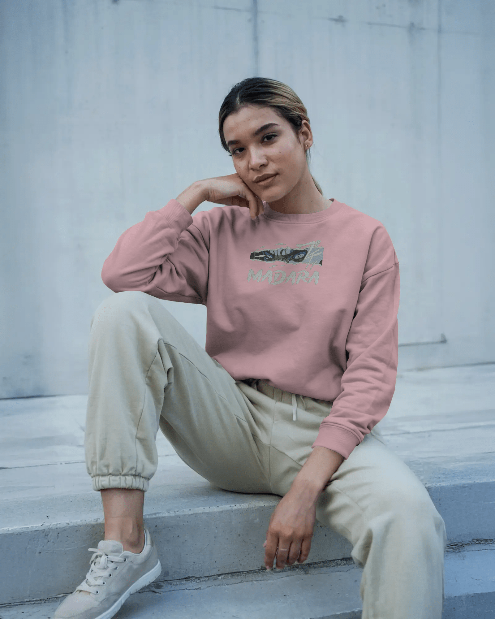 Sweater Madara Embroidered Design - TM SignatureSweater Madara Embroidered DesignSweatersTM SignaturePinkXSCotton