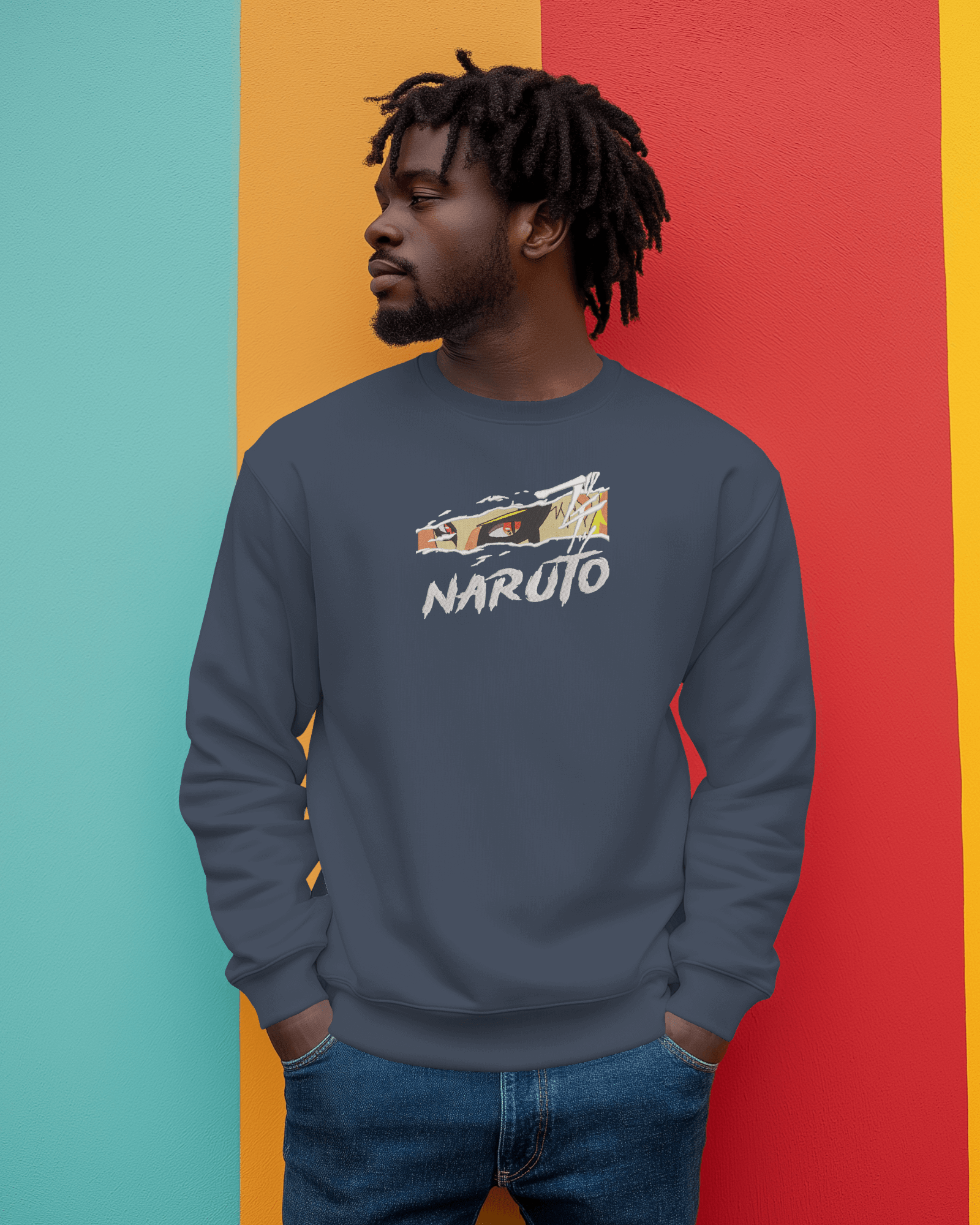 Sweater Naruto Embroidered Design - TM SignatureSweater Naruto Embroidered DesignSweatersTM SignatureNavyXSCotton