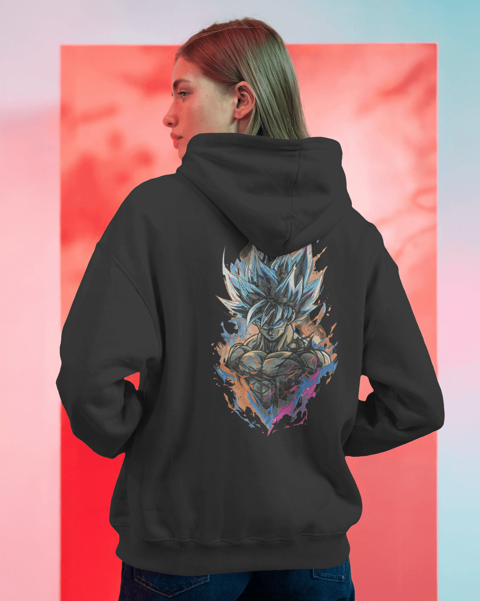 Zip - Up Hoodie Goku Rage - TM SignatureZip - Up Hoodie Goku RageZip - Up HoodiesTM SignatureBlackSCotton