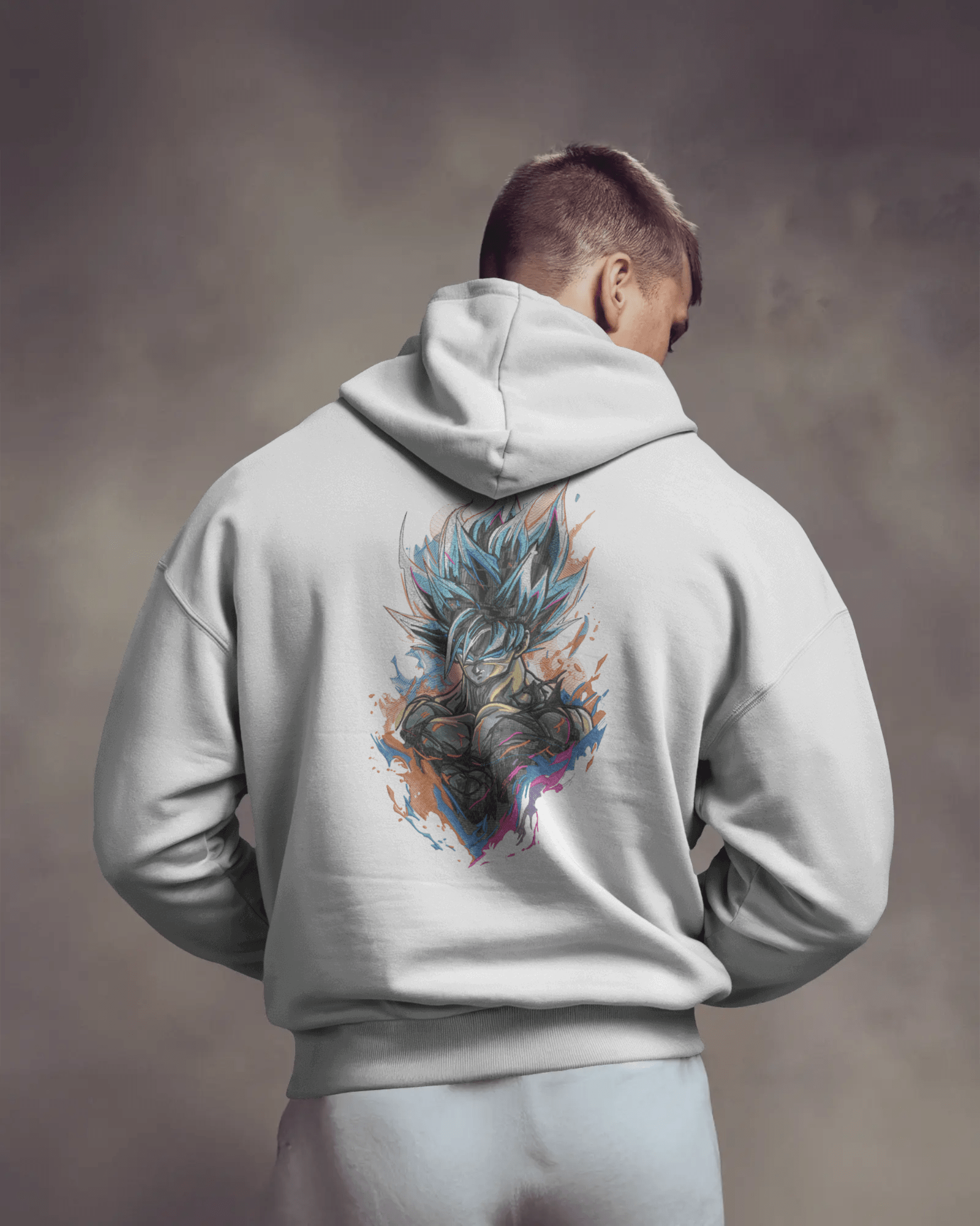 Zip - Up Hoodie Goku Rage - TM SignatureZip - Up Hoodie Goku RageZip - Up HoodiesTM SignatureWhiteSCotton