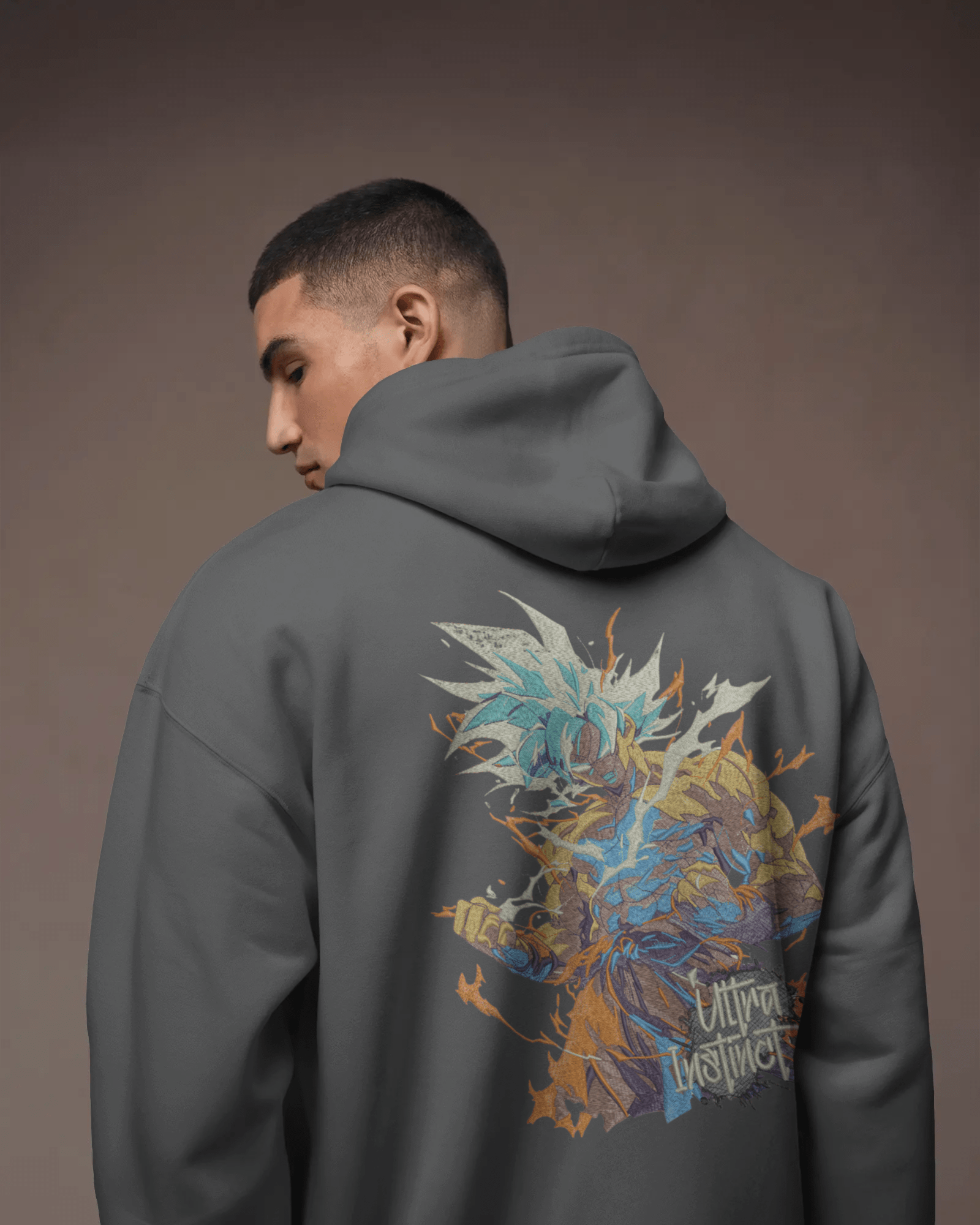 Zip - Up Hoodie Goku White - TM SignatureZip - Up Hoodie Goku WhiteZip - Up HoodiesTM SignatureGrayXSCotton