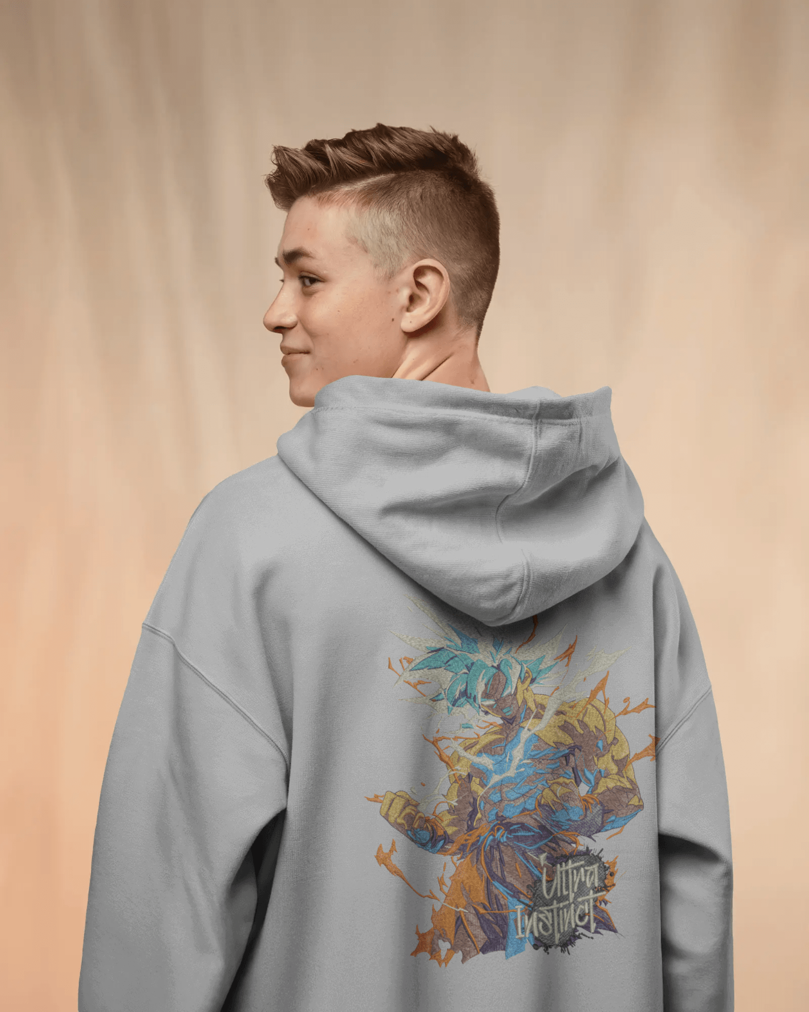 Zip - Up Hoodie Goku White - TM SignatureZip - Up Hoodie Goku WhiteZip - Up HoodiesTM SignatureSilverXSCotton