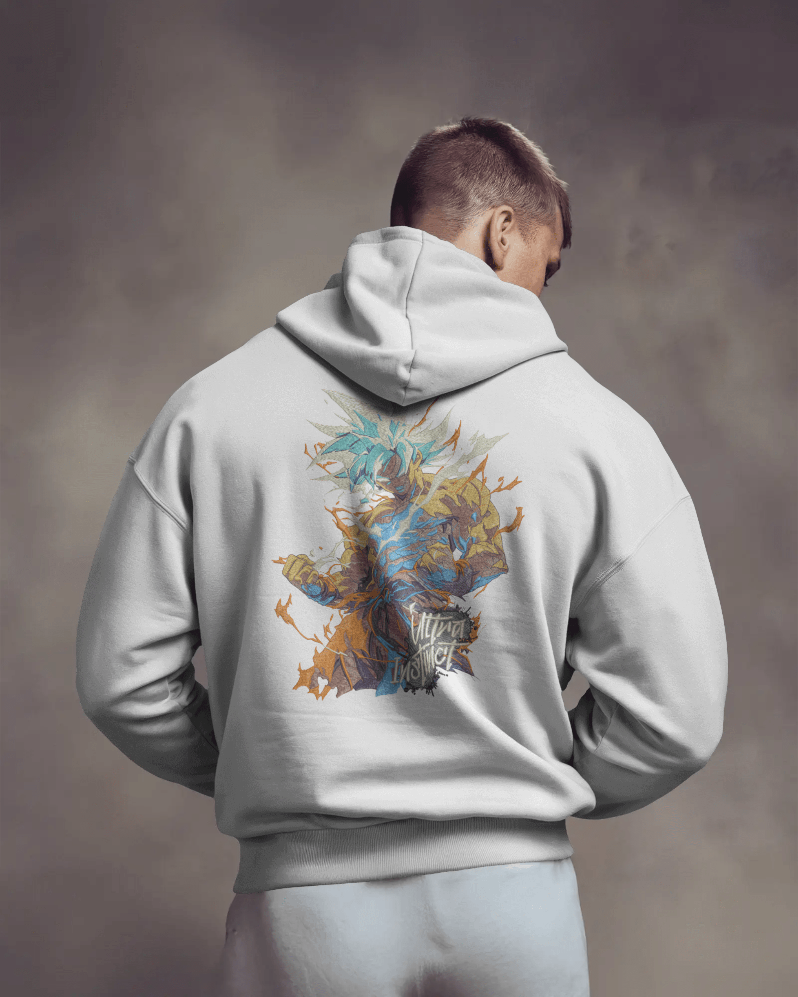 Zip - Up Hoodie Goku White - TM SignatureZip - Up Hoodie Goku WhiteZip - Up HoodiesTM SignatureWhiteXSCotton