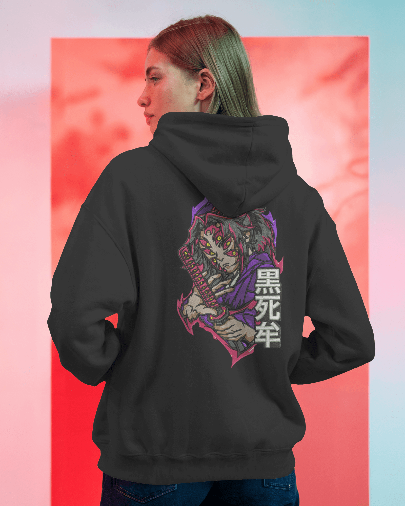 Zip - Up Hoodie Kokushibo Demon Slayer - TM SignatureZip - Up Hoodie Kokushibo Demon SlayerZip - Up HoodiesTM SignatureBlackXSCotton