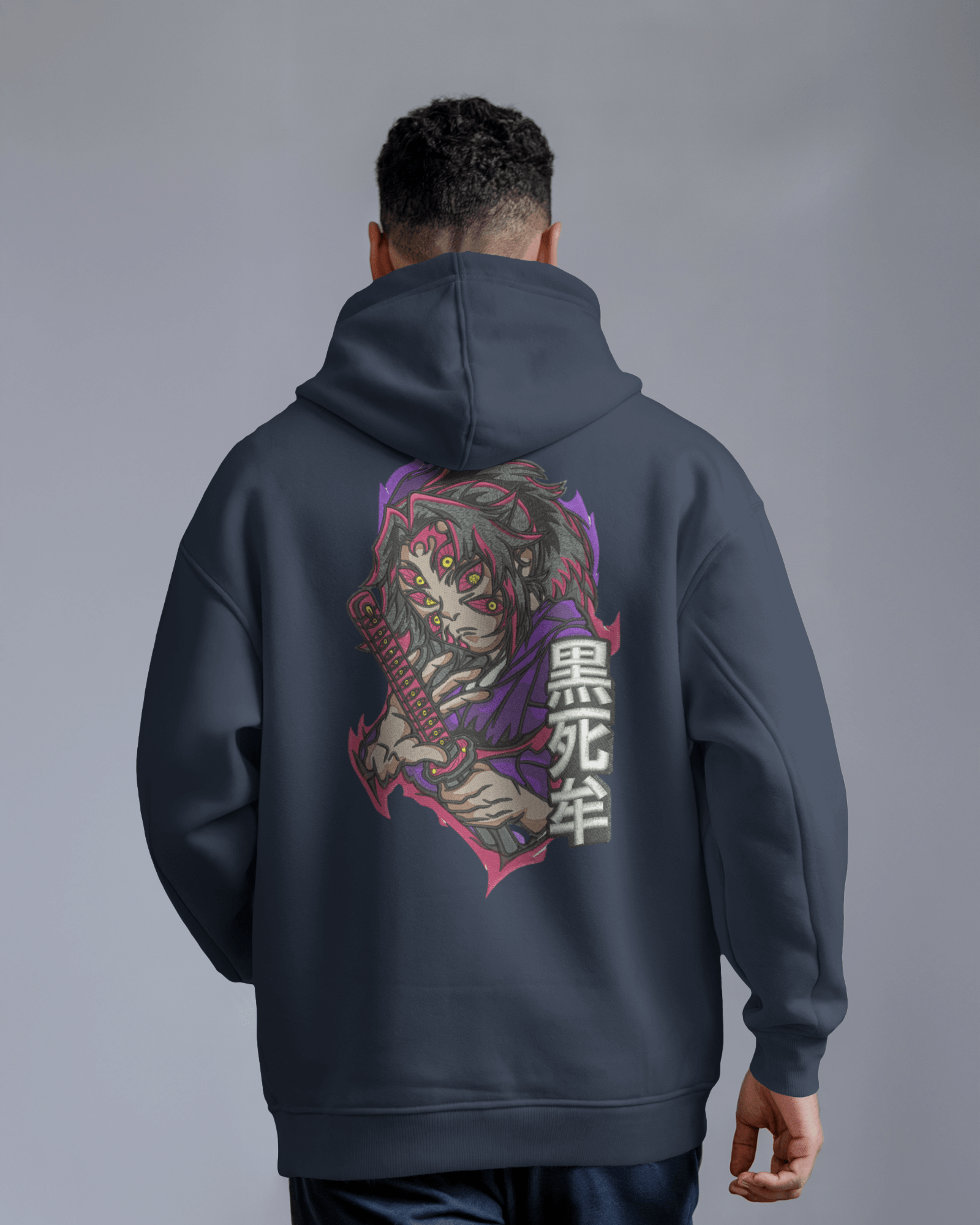 Zip - Up Hoodie Kokushibo Demon Slayer - TM SignatureZip - Up Hoodie Kokushibo Demon SlayerZip - Up HoodiesTM SignatureNavyXSCotton
