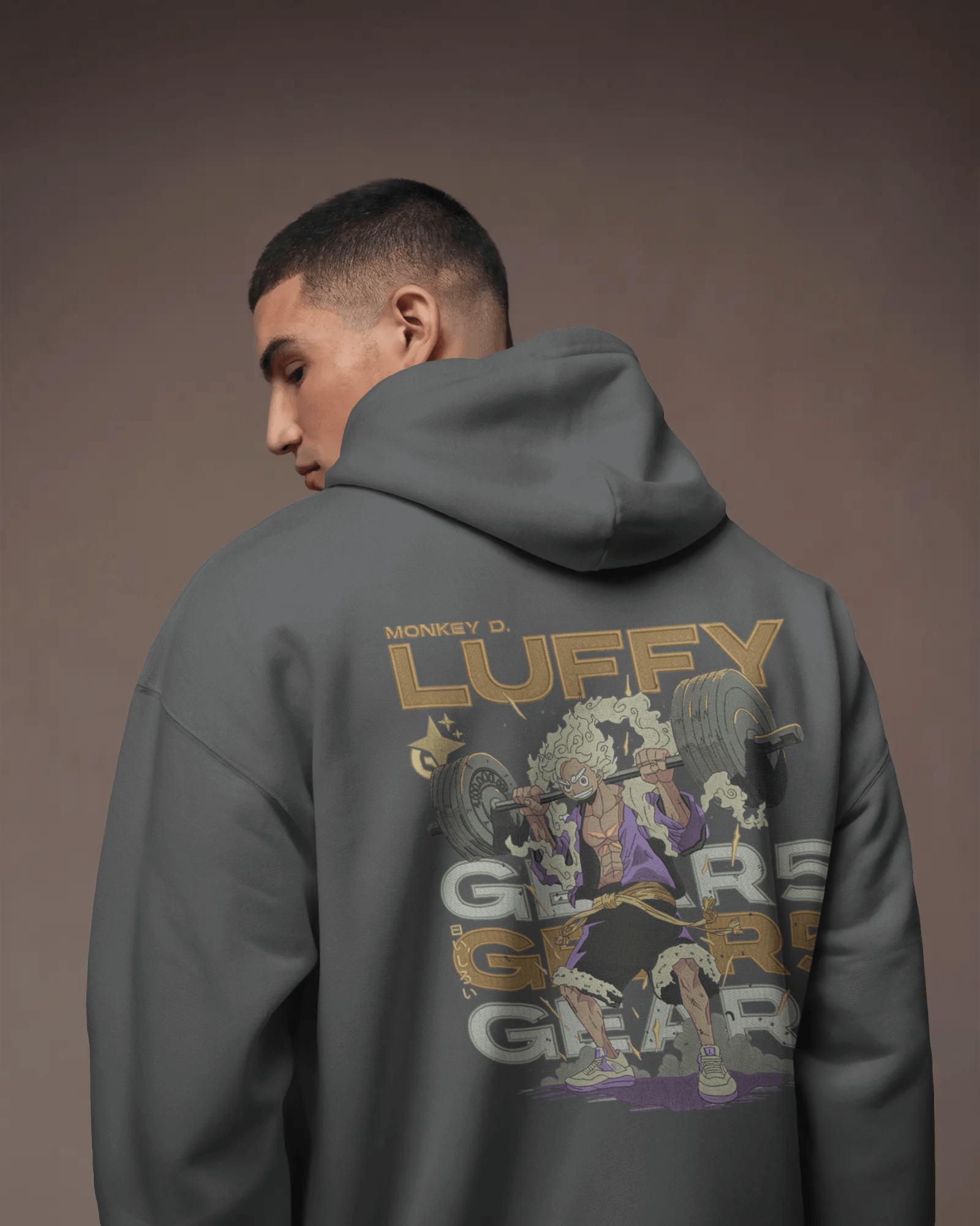 Zip - Up Hoodie Luffy Gym - TM SignatureZip - Up Hoodie Luffy GymZip - Up HoodiesTM SignatureGrayXSCotton