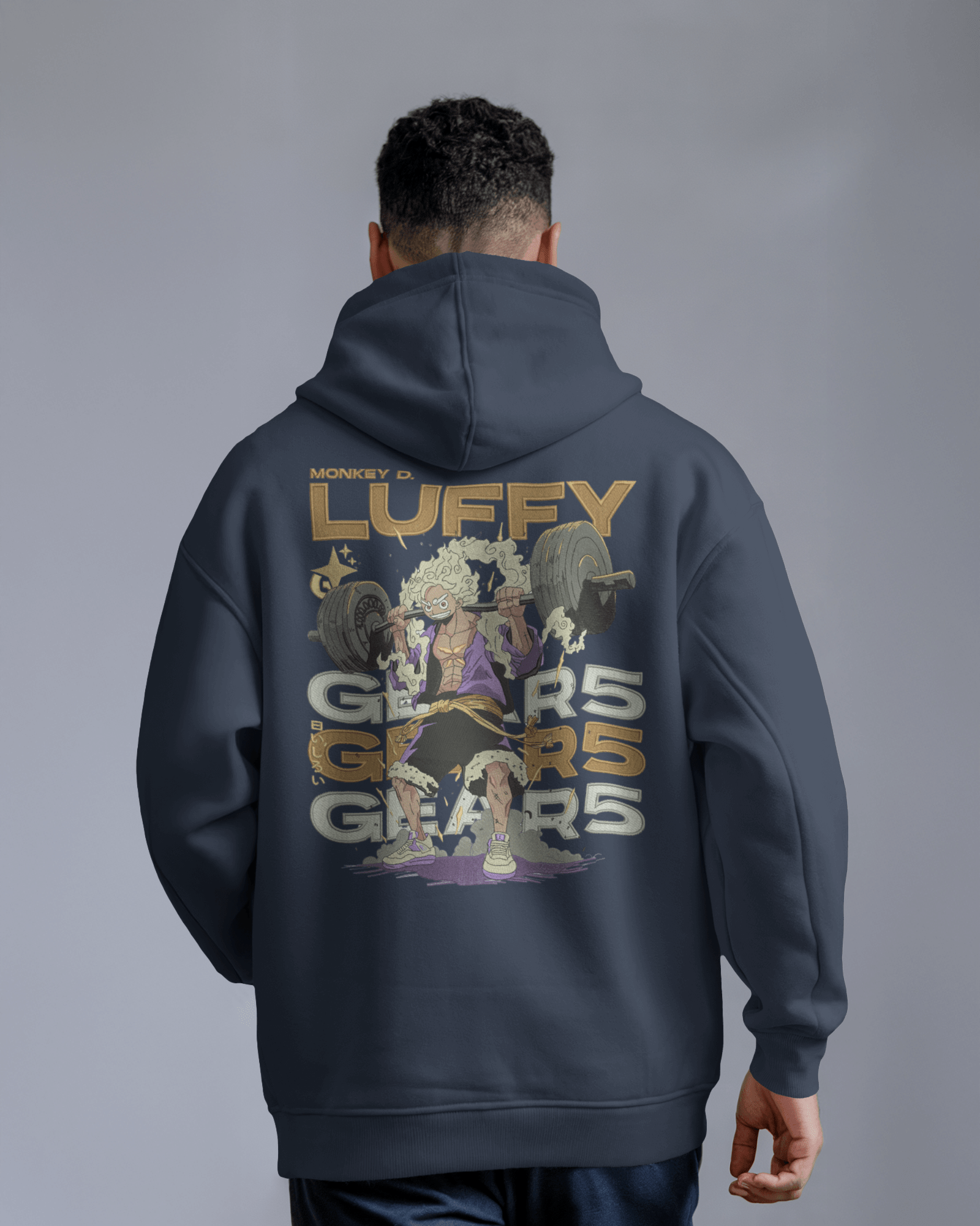 Zip - Up Hoodie Luffy Gym - TM SignatureZip - Up Hoodie Luffy GymZip - Up HoodiesTM SignatureNavyXSCotton