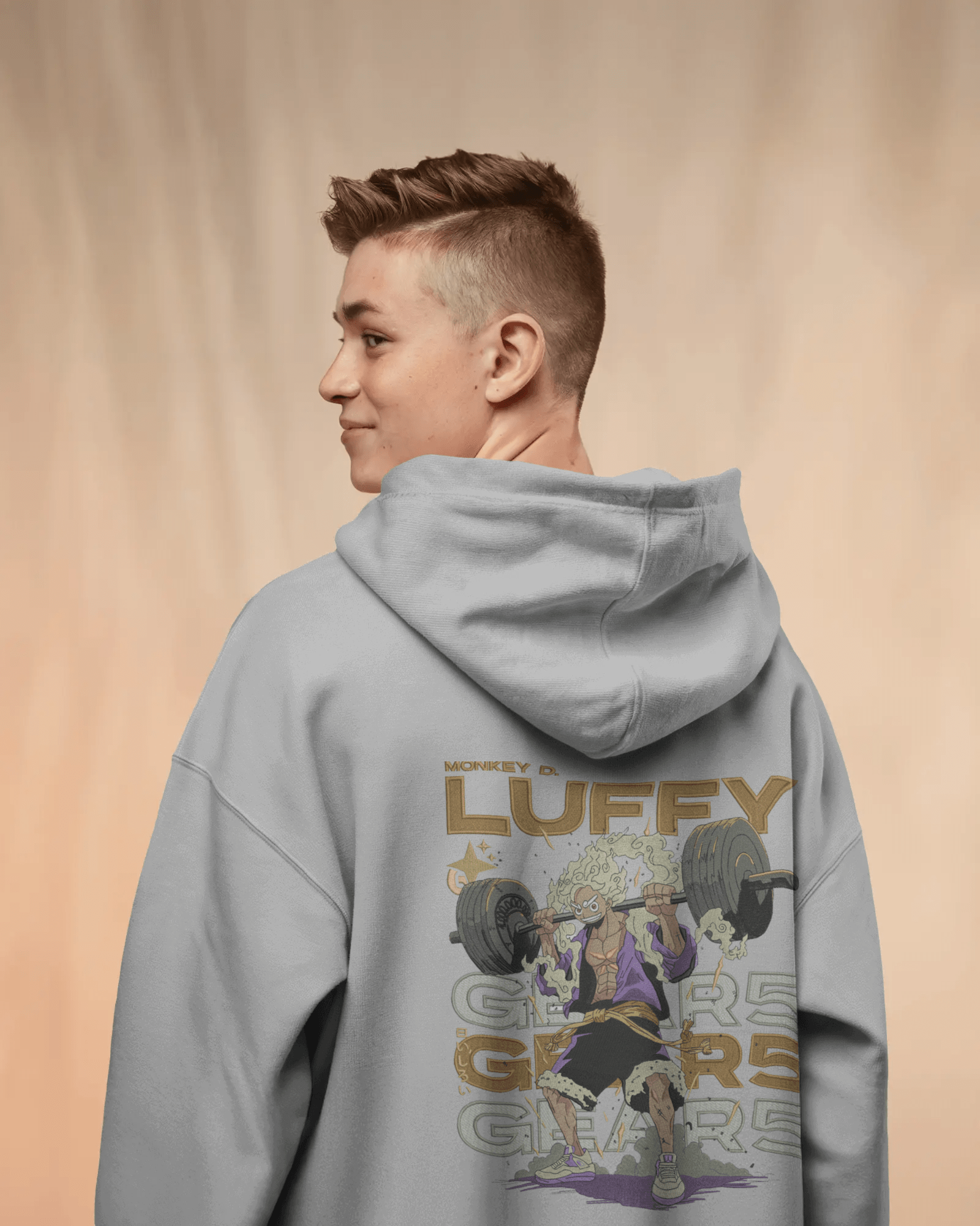 Zip - Up Hoodie Luffy Gym - TM SignatureZip - Up Hoodie Luffy GymZip - Up HoodiesTM SignatureSilverXSCotton