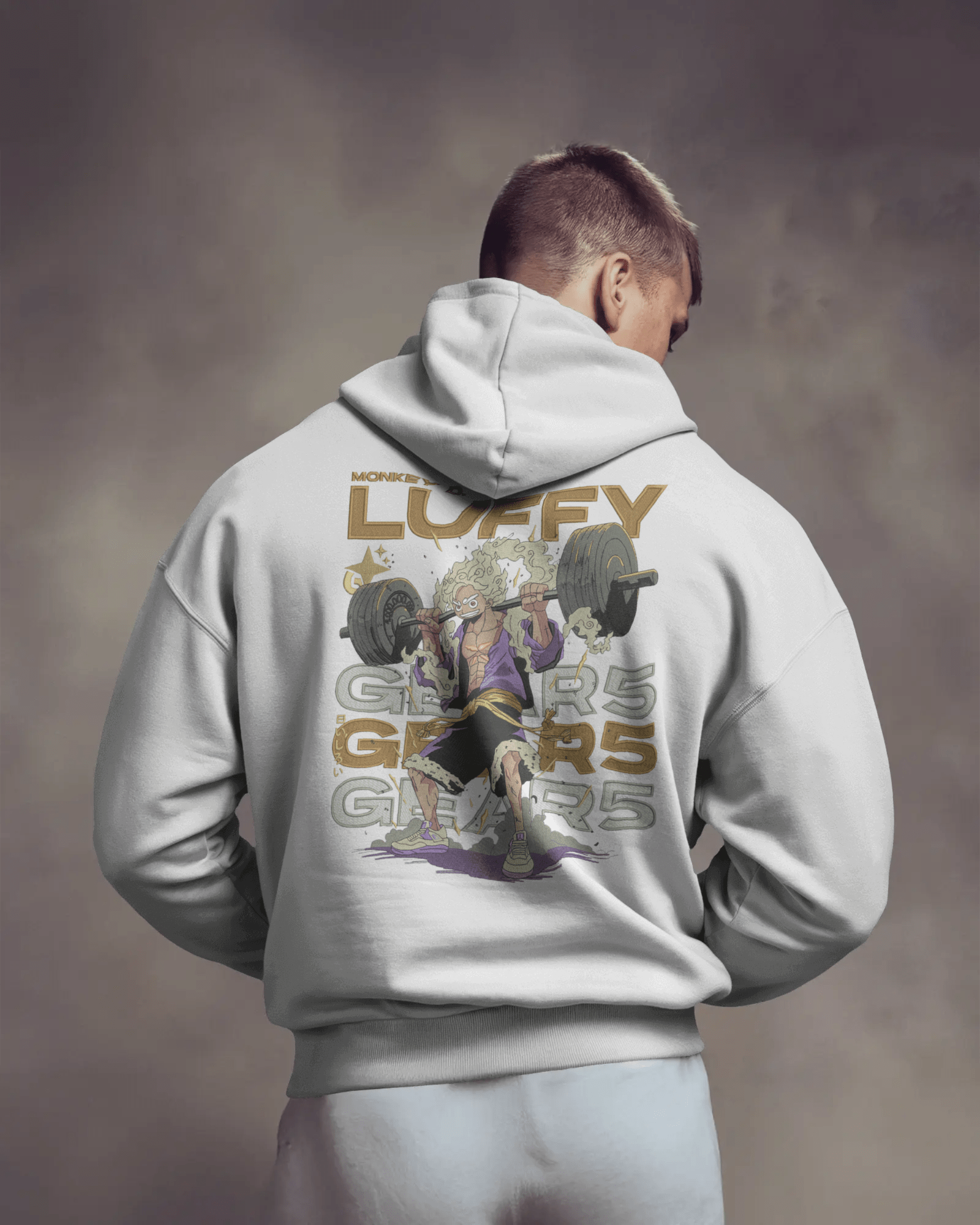 Zip - Up Hoodie Luffy Gym - TM SignatureZip - Up Hoodie Luffy GymZip - Up HoodiesTM SignatureWhiteXSCotton