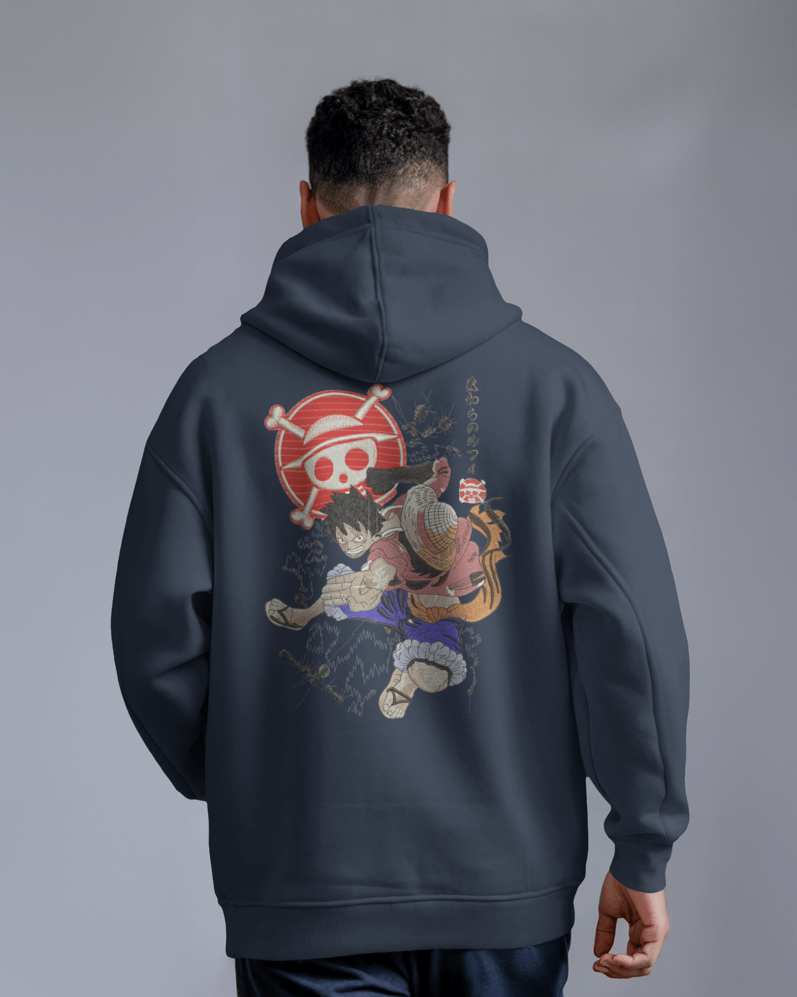 Zip - Up Hoodie One Piece Luffy - TM SignatureZip - Up Hoodie One Piece LuffyZip - Up HoodiesTM SignatureNavyXSVelvet