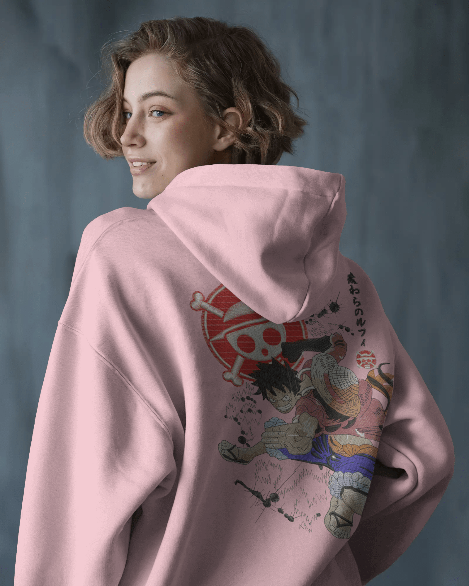 Zip - Up Hoodie One Piece Luffy - TM SignatureZip - Up Hoodie One Piece LuffyZip - Up HoodiesTM SignaturePinkXSVelvet