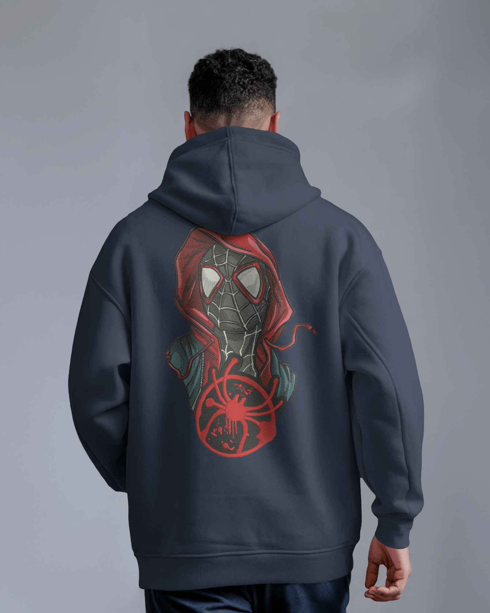 Zip - Up Hoodie Spider - Man (Miles Morales) - TM SignatureZip - Up Hoodie Spider - Man (Miles Morales)Zip - Up HoodiesTM SignatureNavyXSCotton
