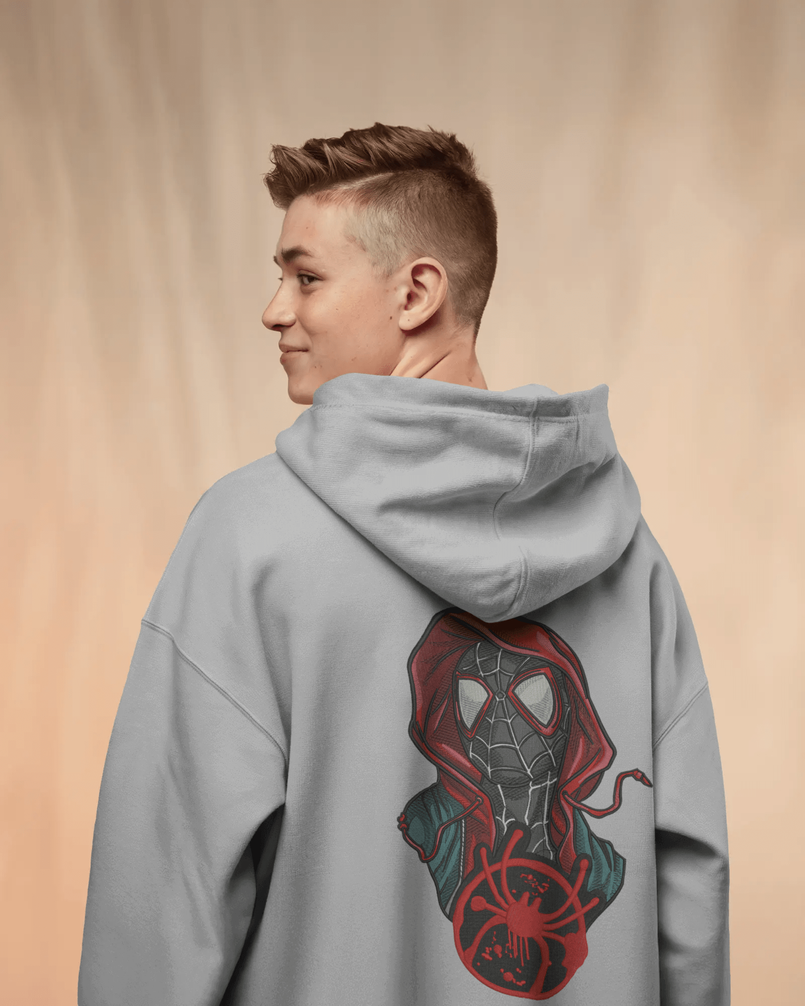 Zip - Up Hoodie Spider - Man (Miles Morales) - TM SignatureZip - Up Hoodie Spider - Man (Miles Morales)Zip - Up HoodiesTM SignatureSilverXSCotton