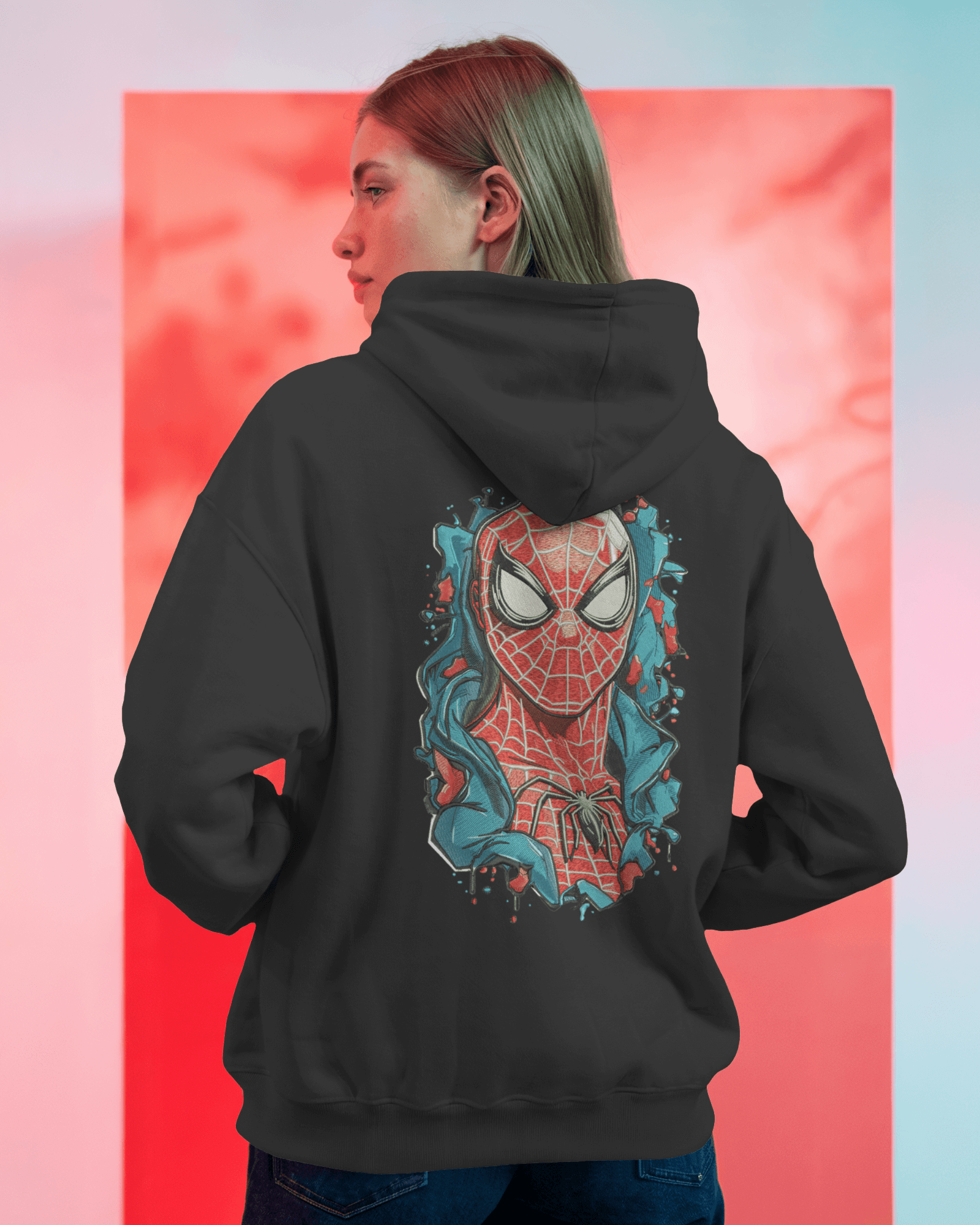 Zip - Up Hoodie Spider - Man (Peter Parker) - TM SignatureZip - Up Hoodie Spider - Man (Peter Parker)Zip - Up HoodiesTM SignatureBlackXSCotton