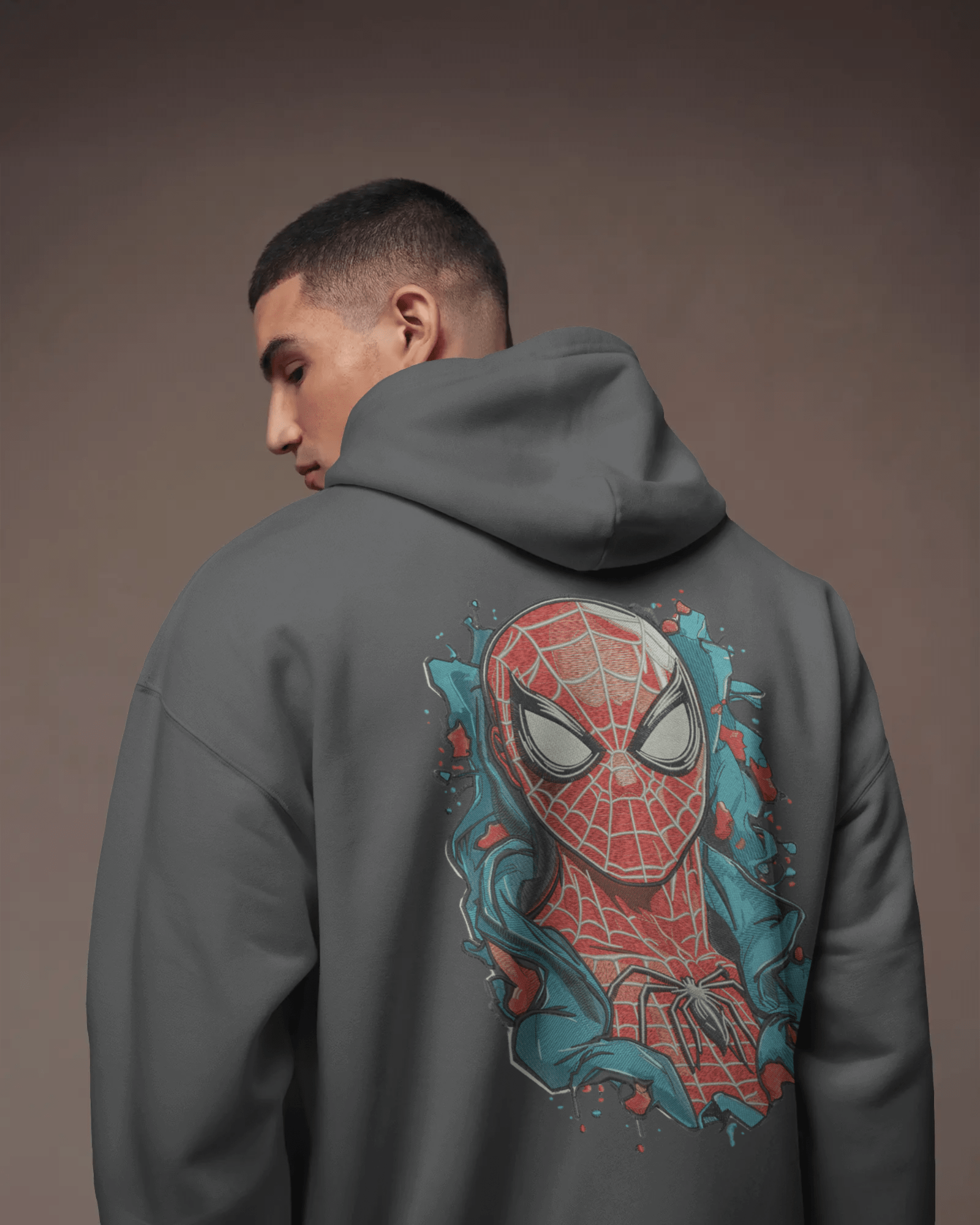 Zip - Up Hoodie Spider - Man (Peter Parker) - TM SignatureZip - Up Hoodie Spider - Man (Peter Parker)Zip - Up HoodiesTM SignatureGrayXSCotton