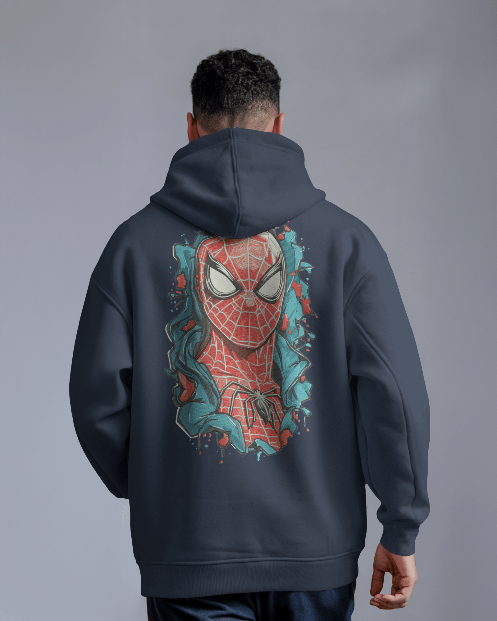 Zip - Up Hoodie Spider - Man (Peter Parker) - TM SignatureZip - Up Hoodie Spider - Man (Peter Parker)Zip - Up HoodiesTM SignatureNavyXSCotton